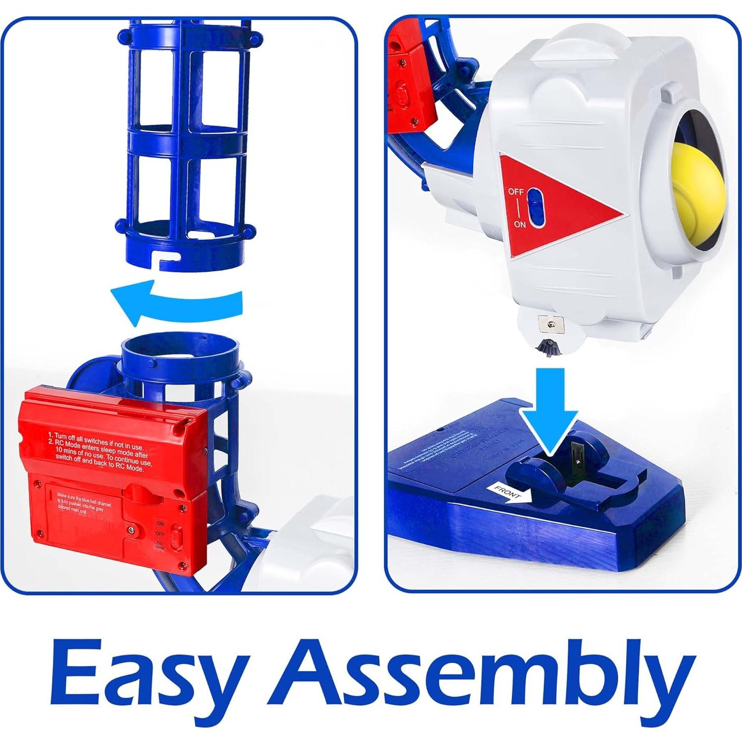 Máquina de Lanzamiento 2 en 1 iPlay, iLearn - Béisbol y Tenis