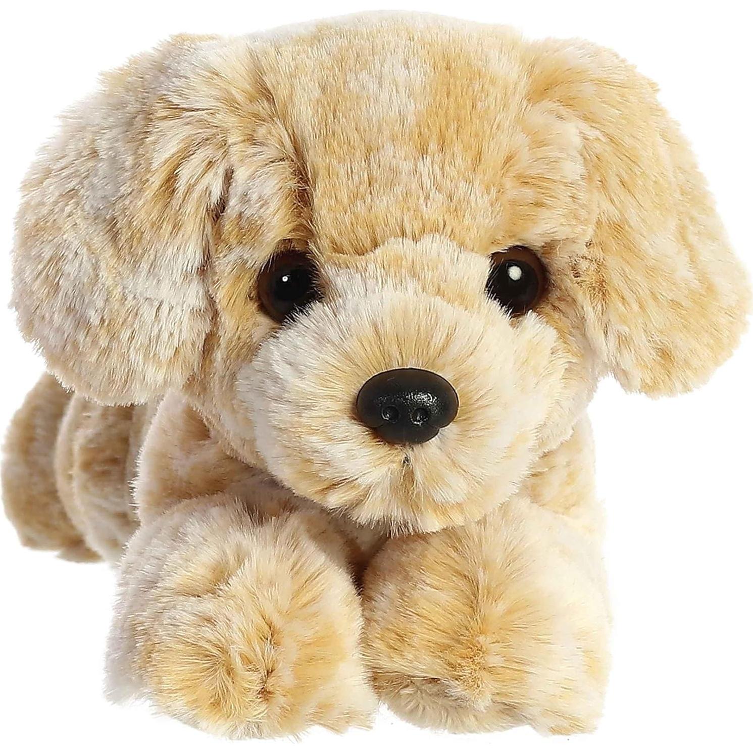Peluche Aurora Mini Flopsie Rusty Retriever 20 cm Marrón