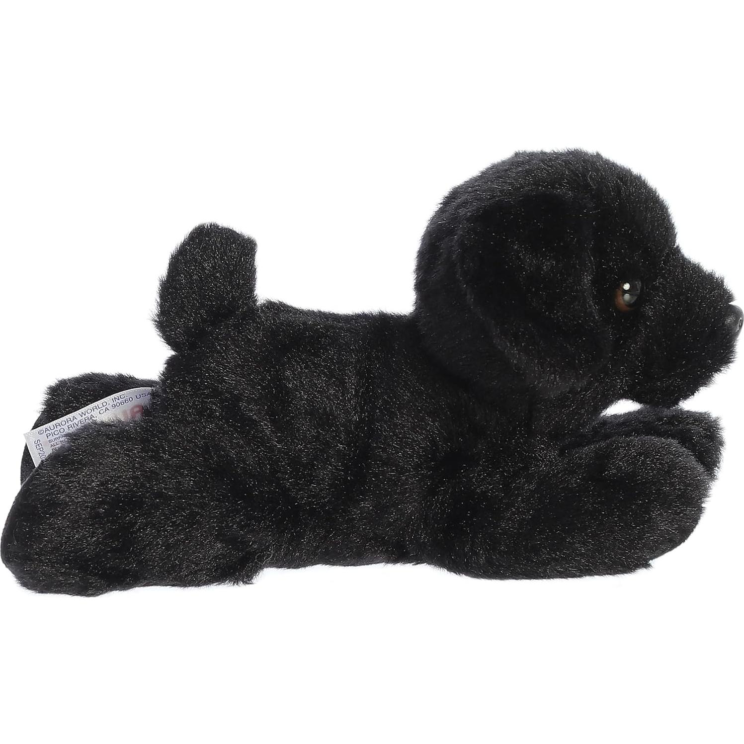 Peluche Labrador Negro Aurora Mini Flopsie 20 cm