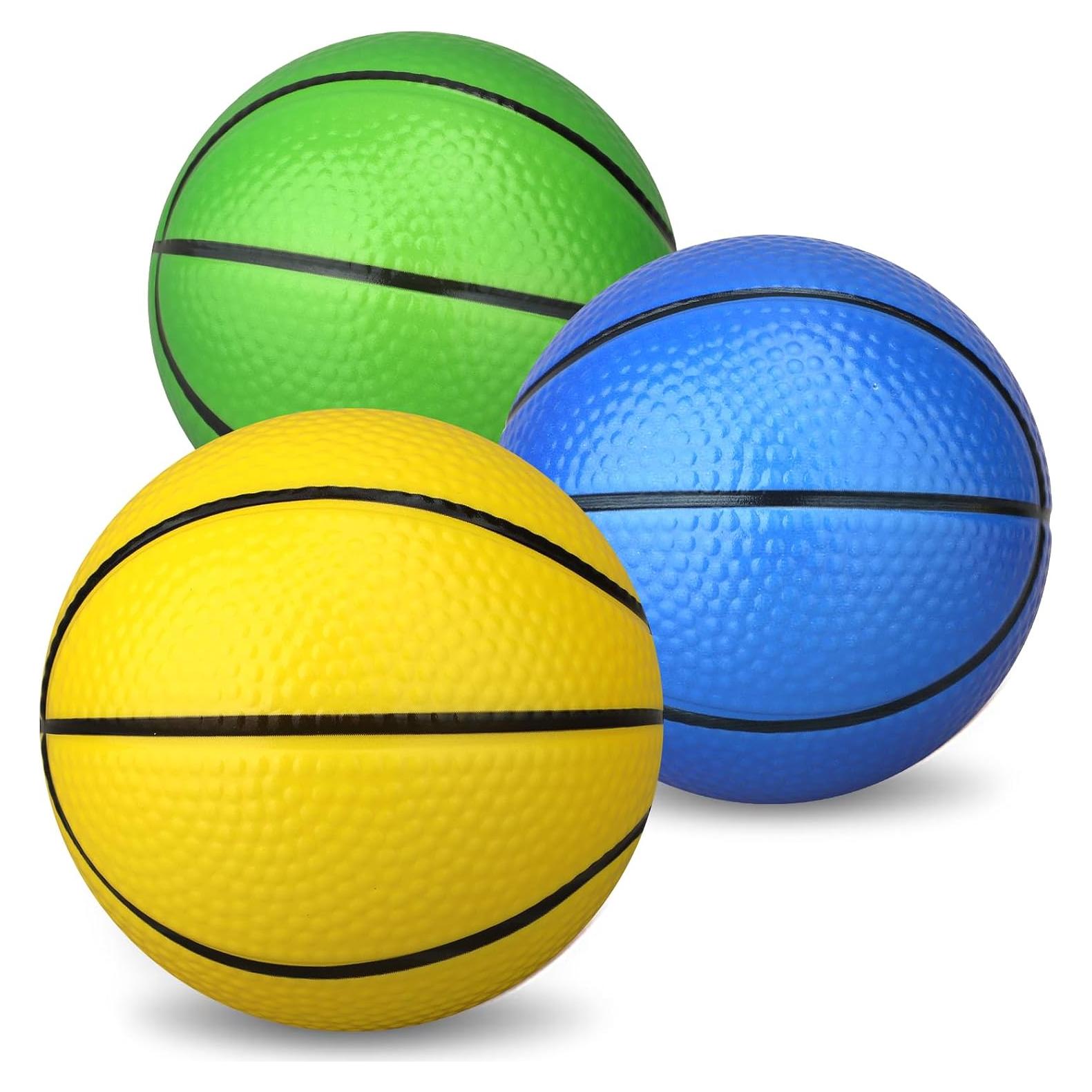 Mini Balones de Baloncesto Dilabnba 5" Suaves 3PCS