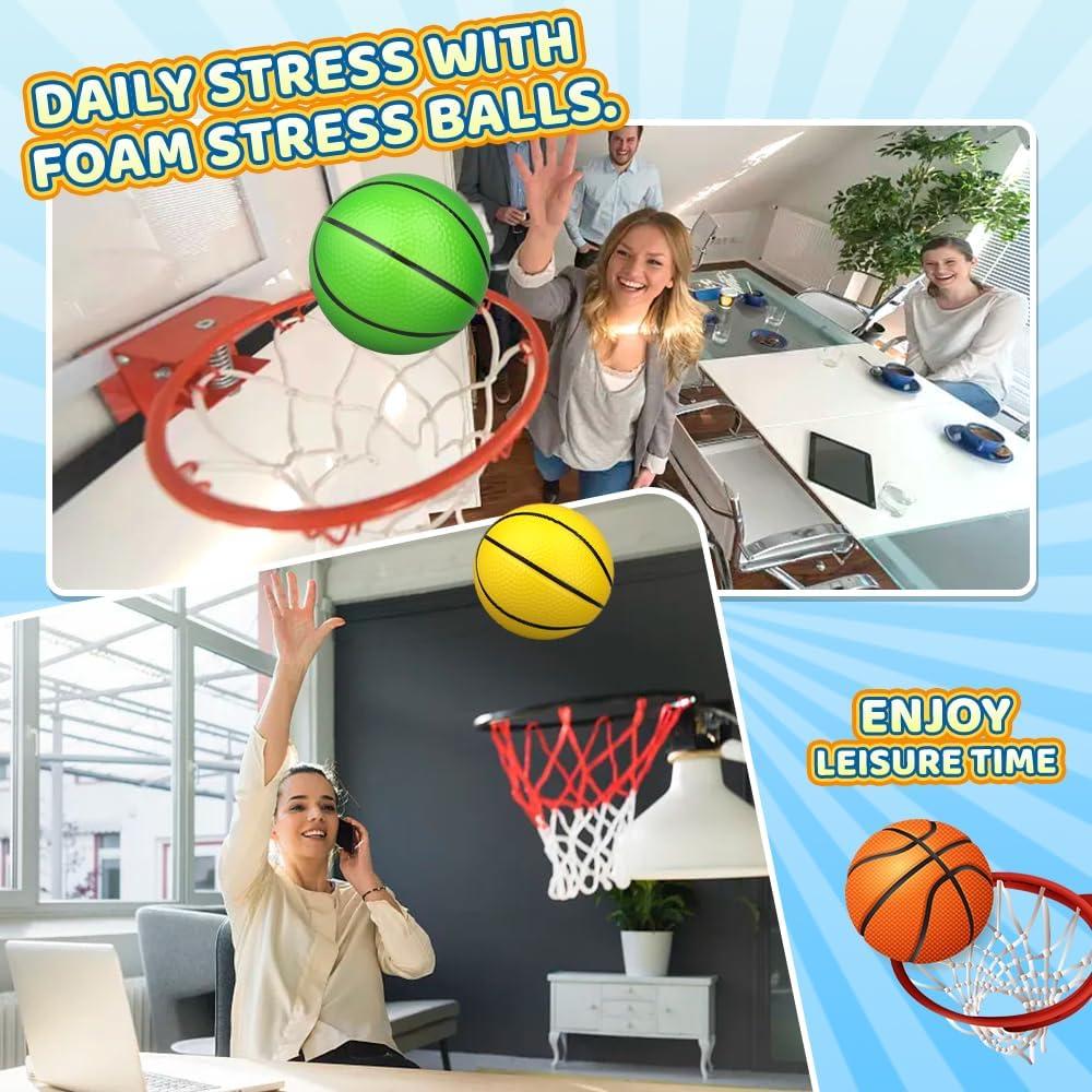 Mini Balones de Baloncesto Dilabnba 5" Suaves 3PCS