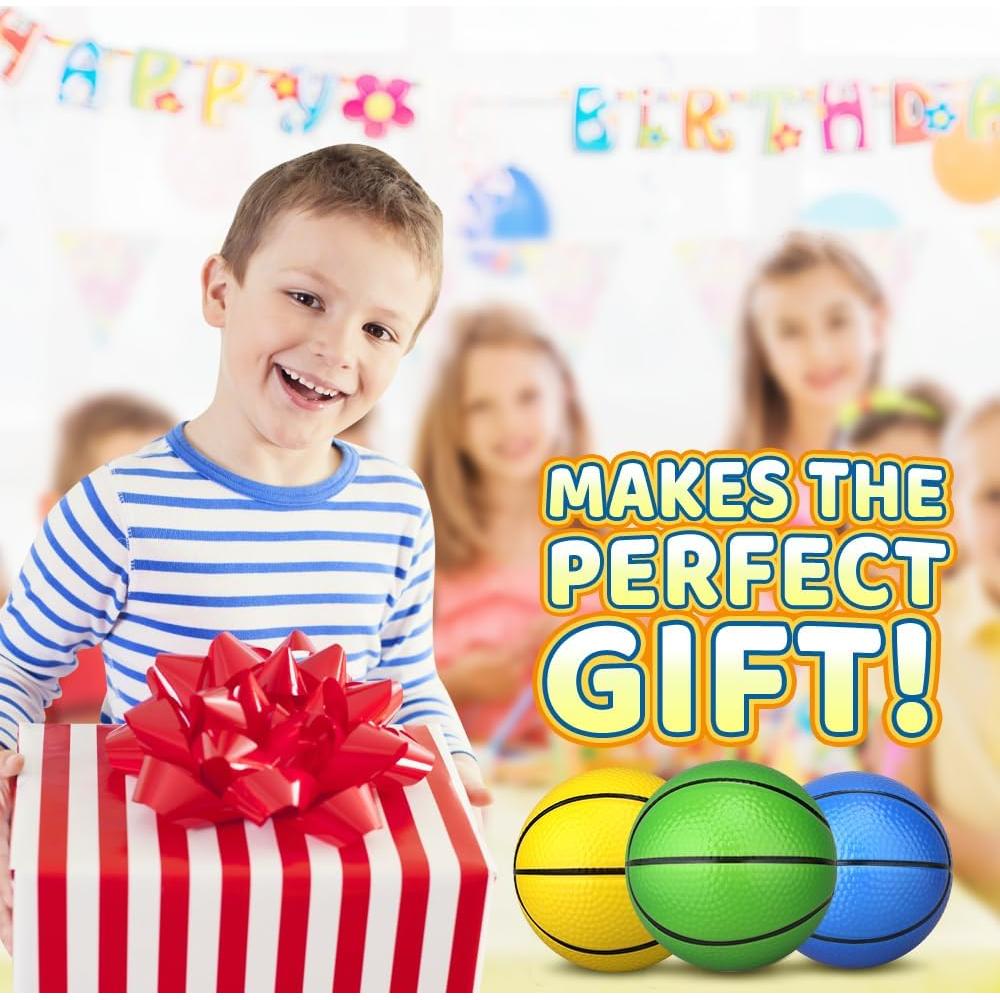 Mini Balones de Baloncesto Dilabnba 5" Suaves 3PCS