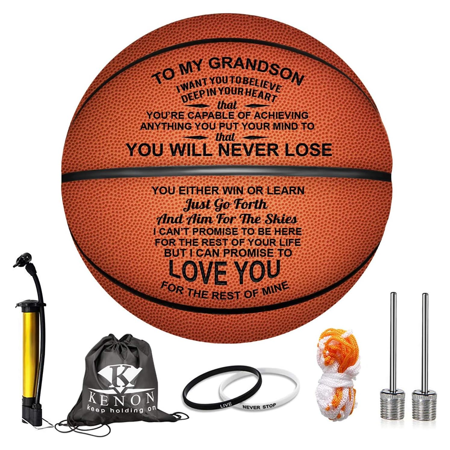 Balón de Baloncesto Kenon 29.5" Personalizado para Nieto