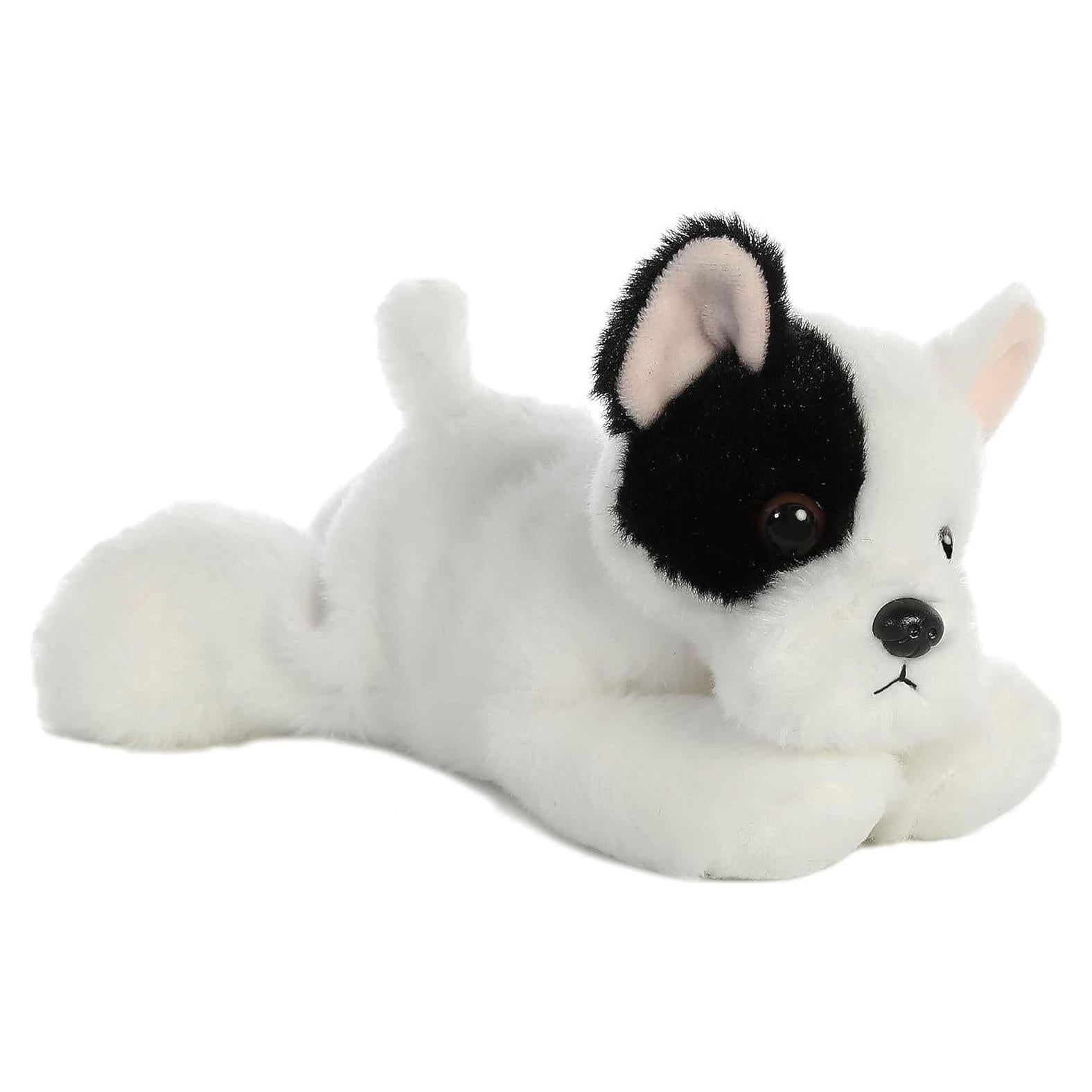 Peluche Bulldog Francés Mini Flopsie Aurora 20 cm Blanco