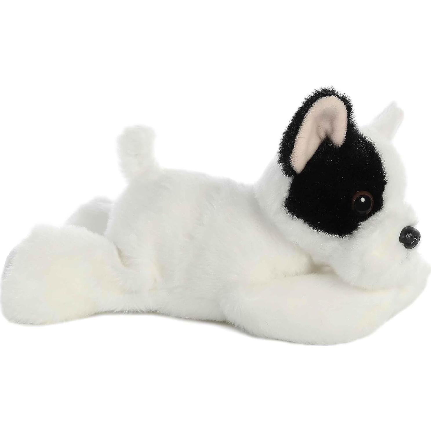 Peluche Bulldog Francés Mini Flopsie Aurora 20 cm Blanco