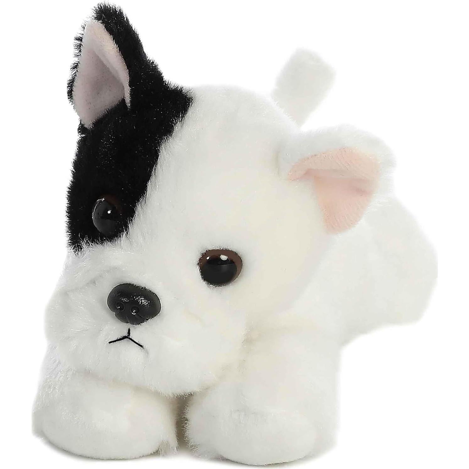 Peluche Bulldog Francés Mini Flopsie Aurora 20 cm Blanco