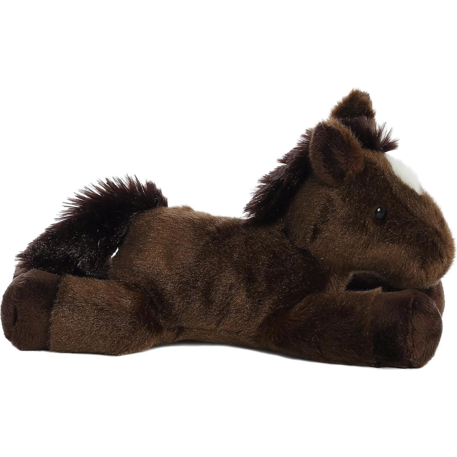 Peluche Caballo Chestnut Aurora 20 cm Suave y Acogedor