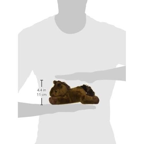 Peluche Caballo Chestnut Aurora 20 cm Suave y Acogedor