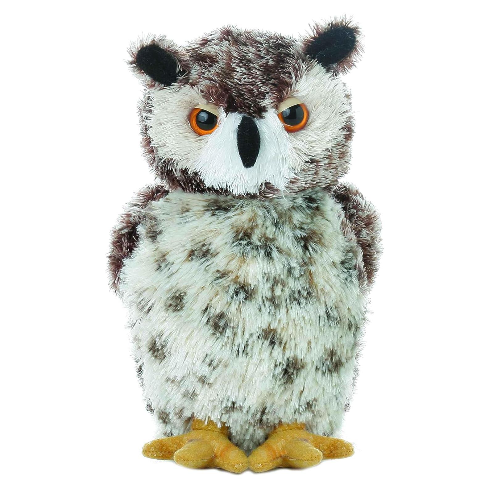 Peluche Búho Osmond Mini Flopsie Aurora 20 cm Suave