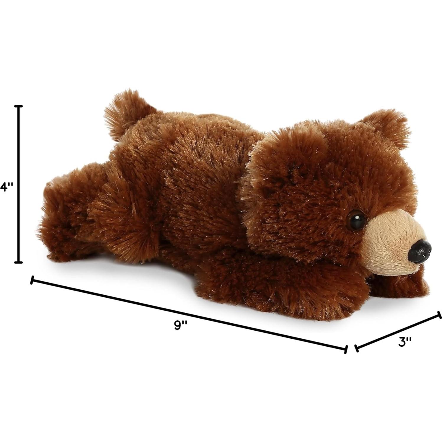 Peluche Oso Grizzly Aurora Mini Flopsie 20 cm Marrón