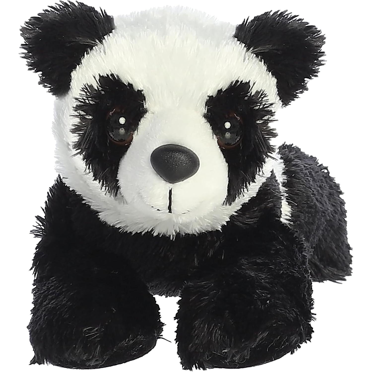 Peluche Panda Mei Mei Aurora Mini Flopsie 20 cm Suave