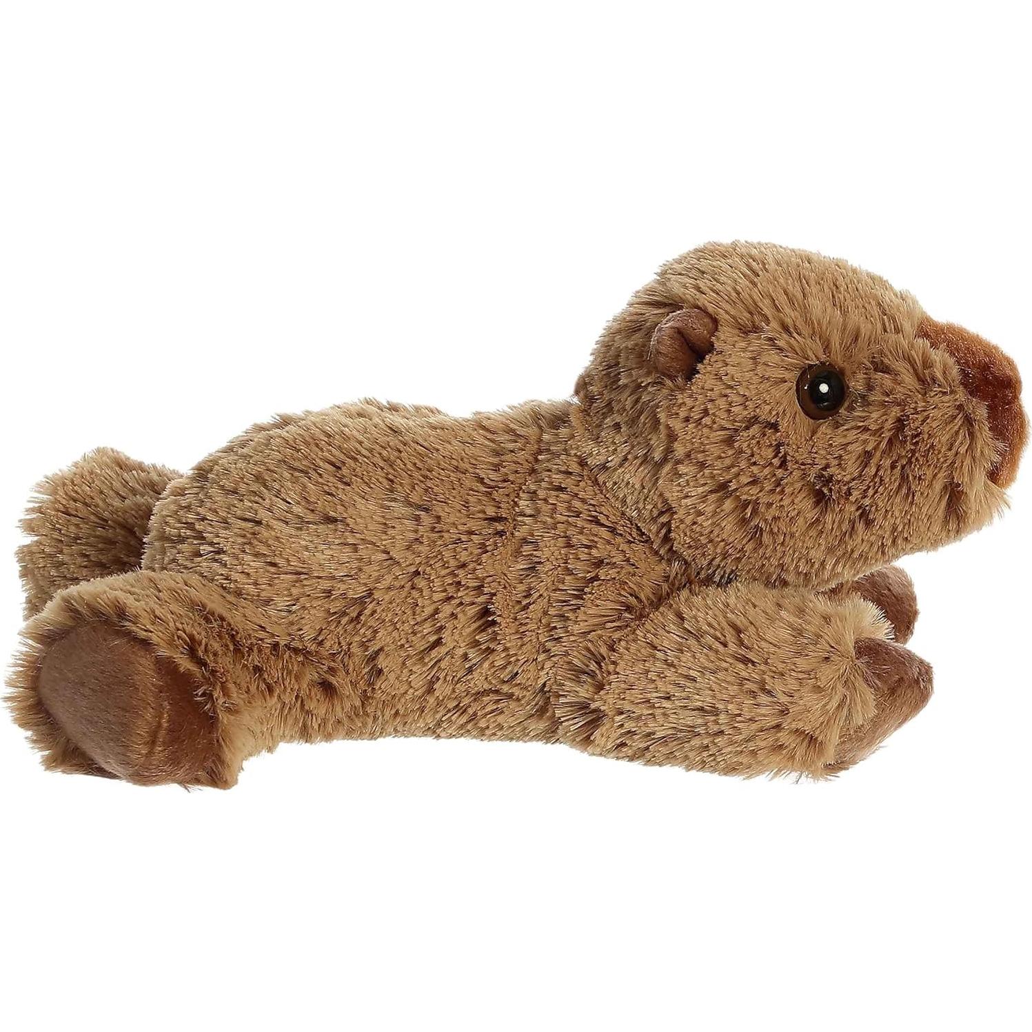 Peluche Aurora Mini Flopsie Charlie Capibara 10 cm Marrón