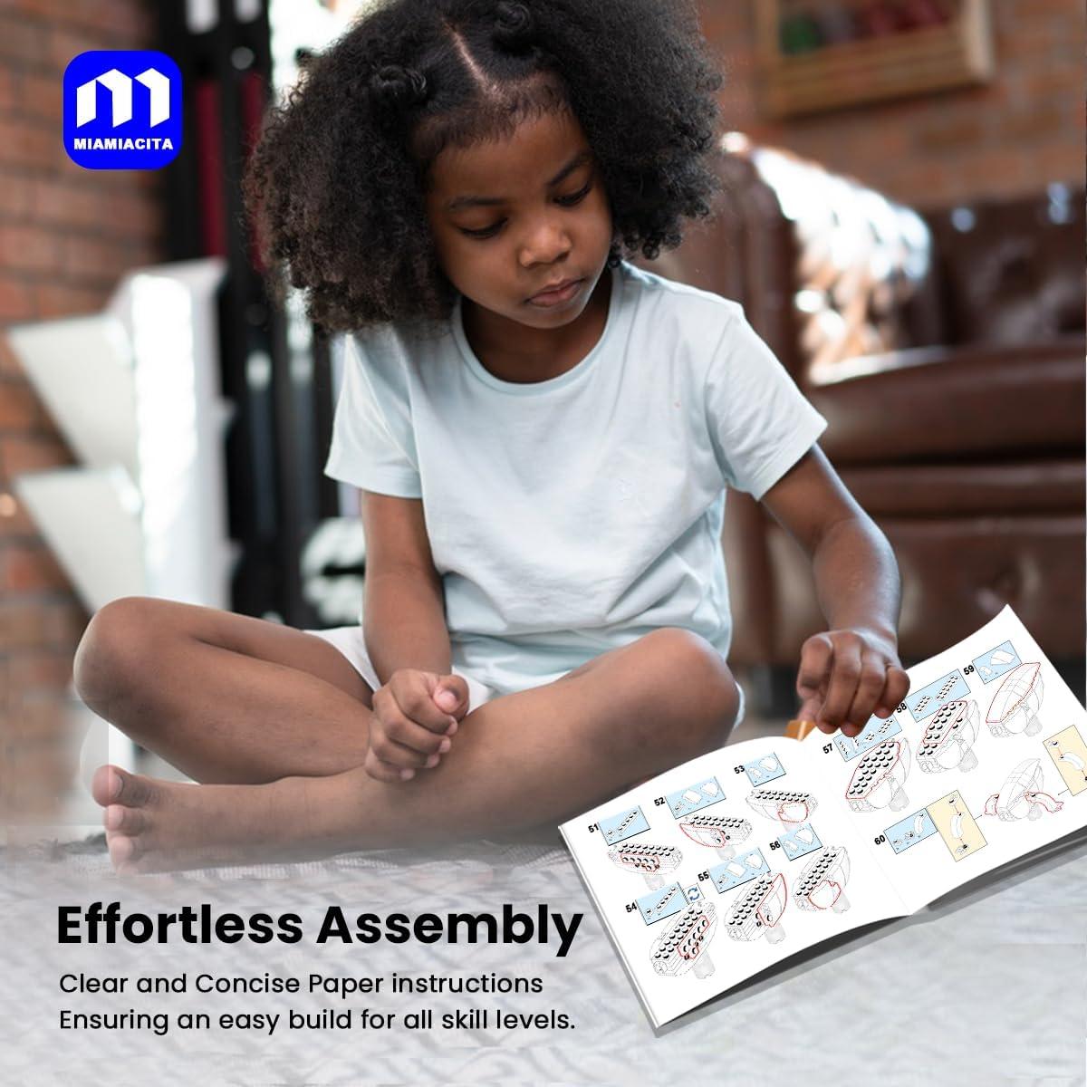 Juego de Construcción Axolotl MIAMIACITA con Escenario Natural