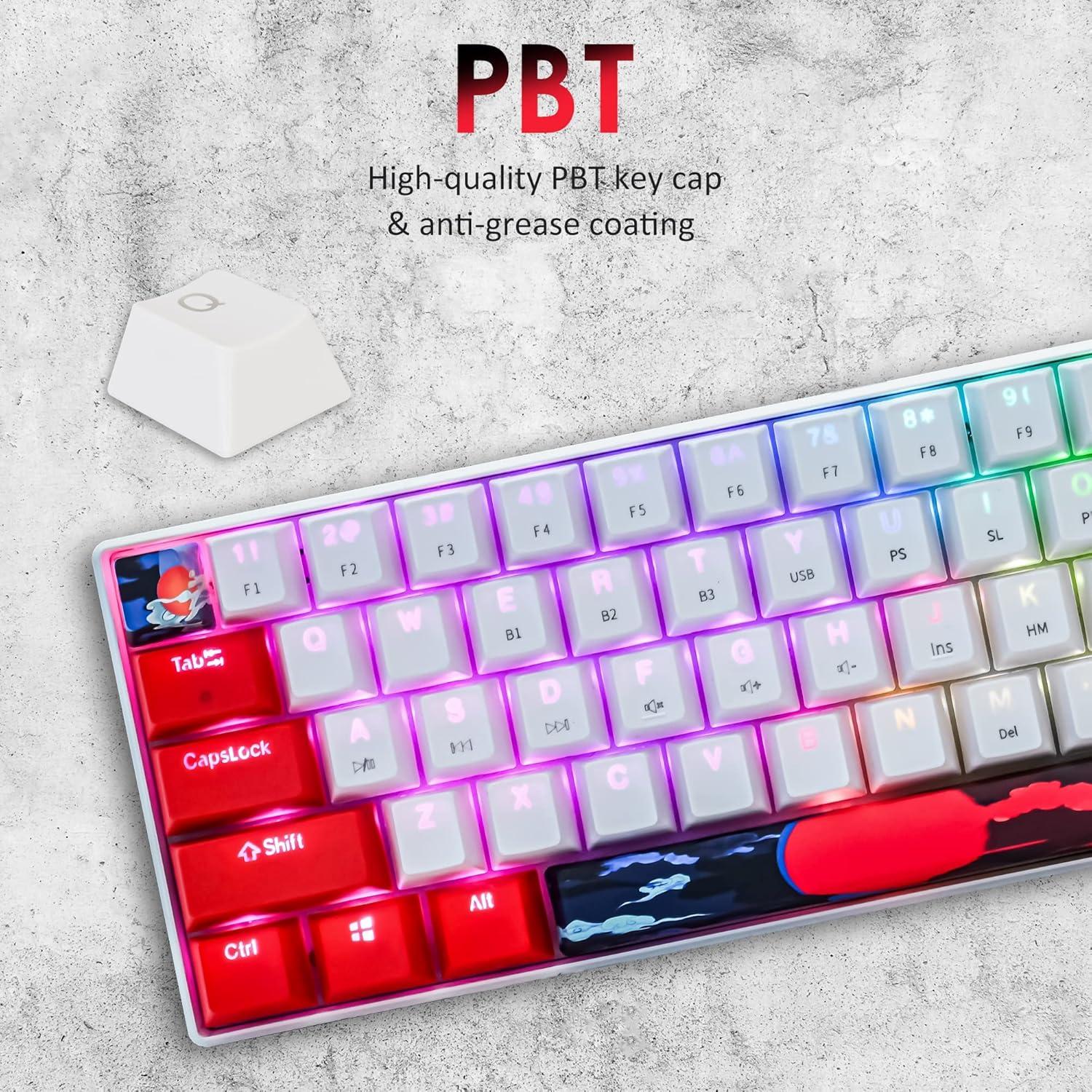 Teclado Mecánico Surmen GT61 60% RGB Inalámbrico