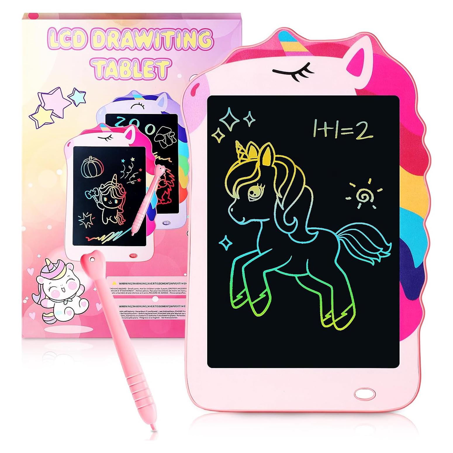Tableta de Escritura LCD Decute Unicornio 8.5" Rosa