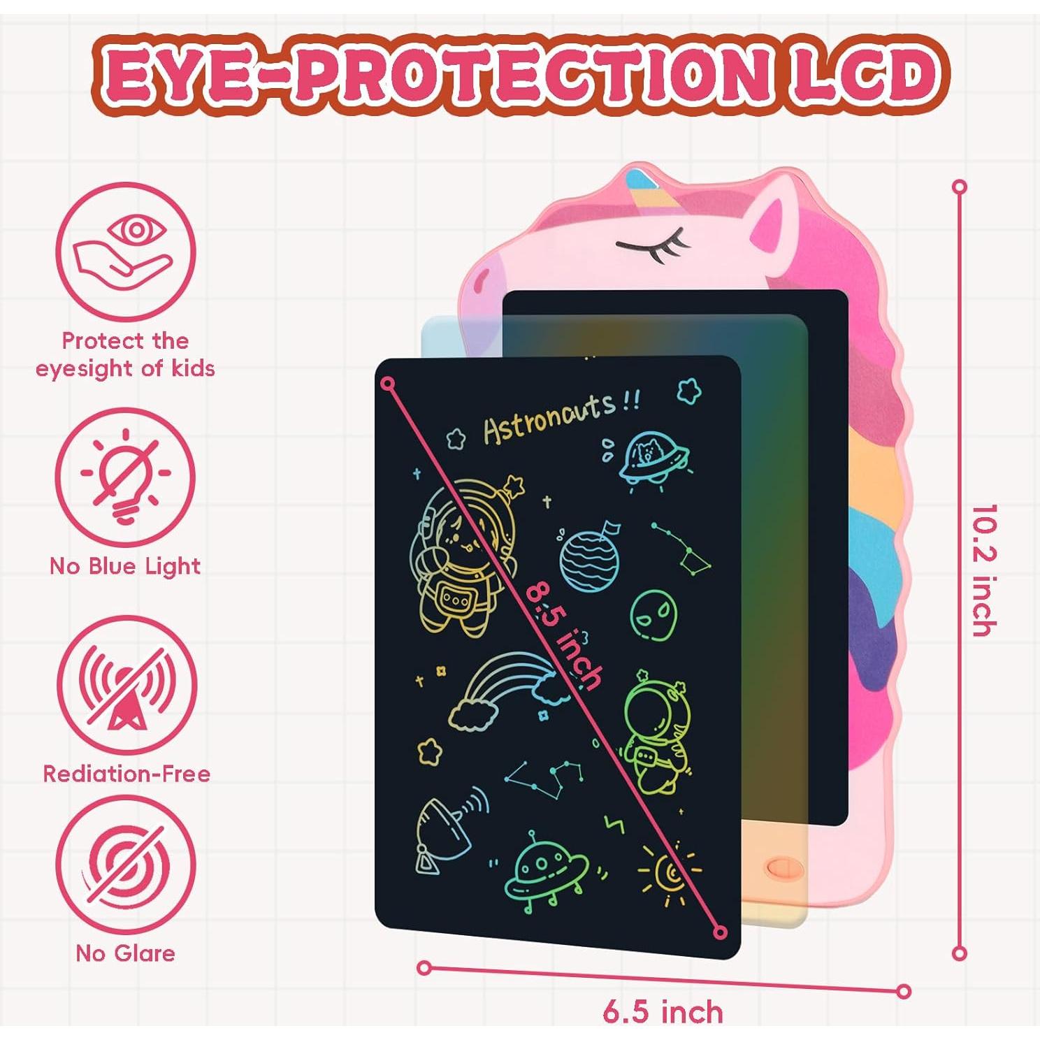 Tableta de Escritura LCD Decute Unicornio 8.5" Rosa