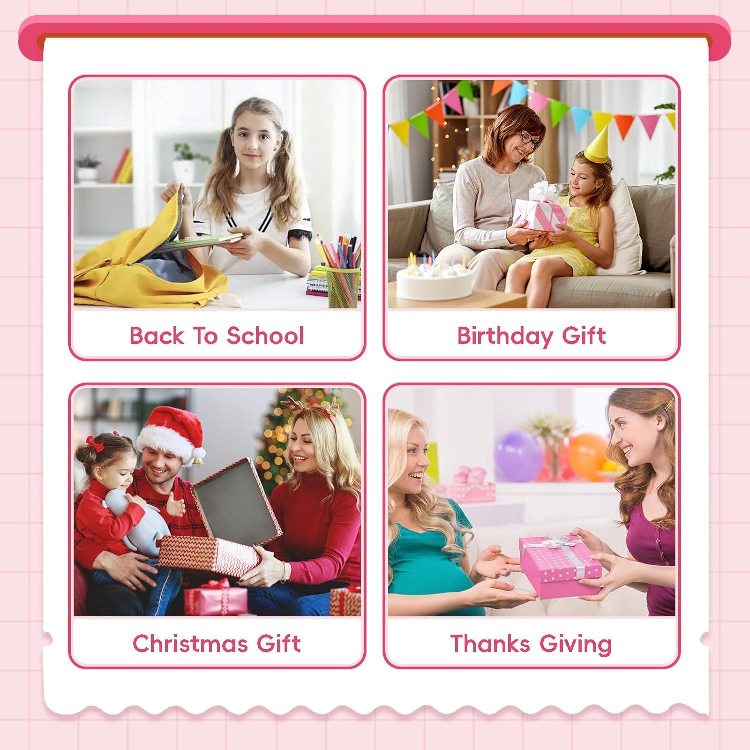 Tableta de Escritura LCD Decute Unicornio 8.5" Rosa