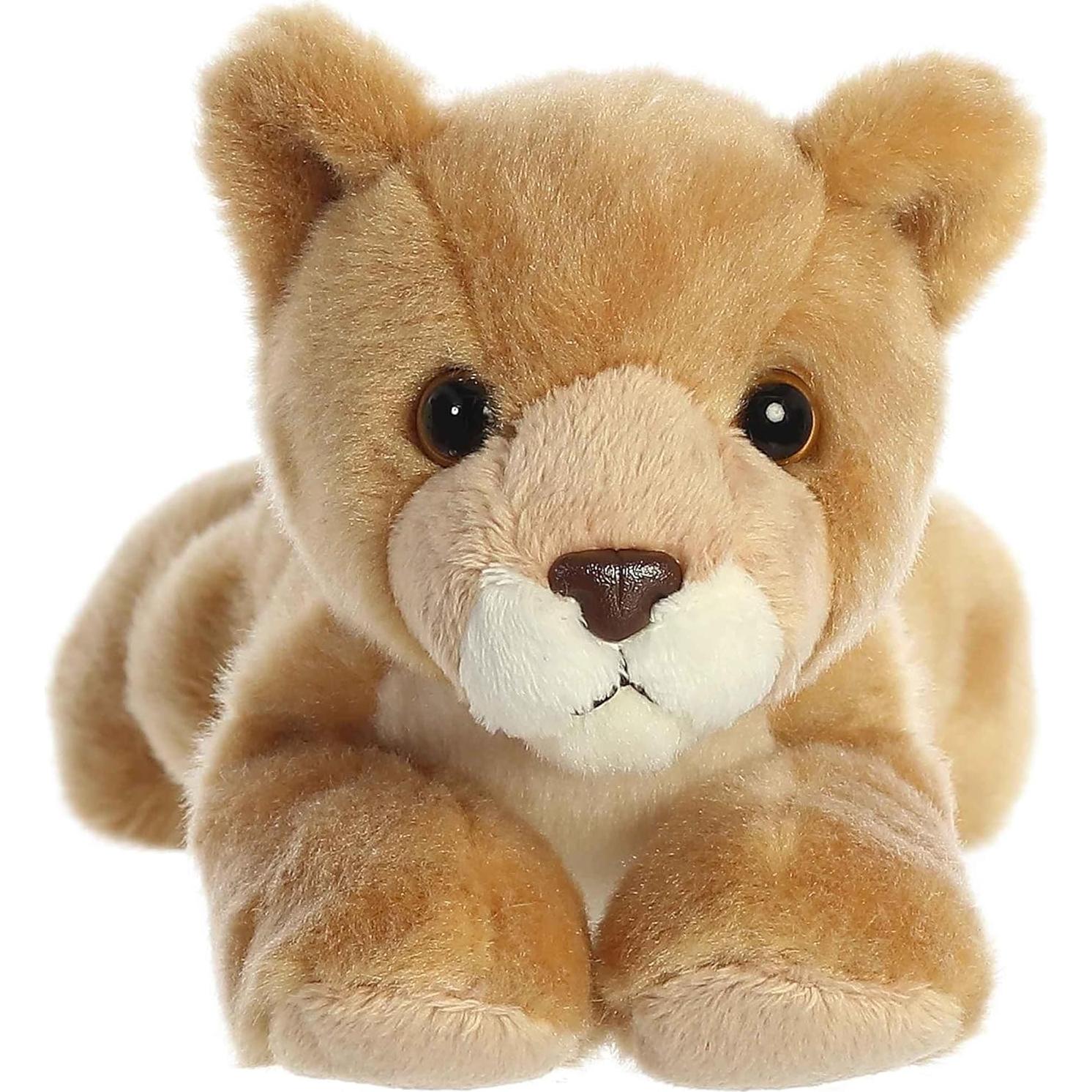 Peluche Leah Lioness Aurora Mini Flopsie 21 cm Marrón