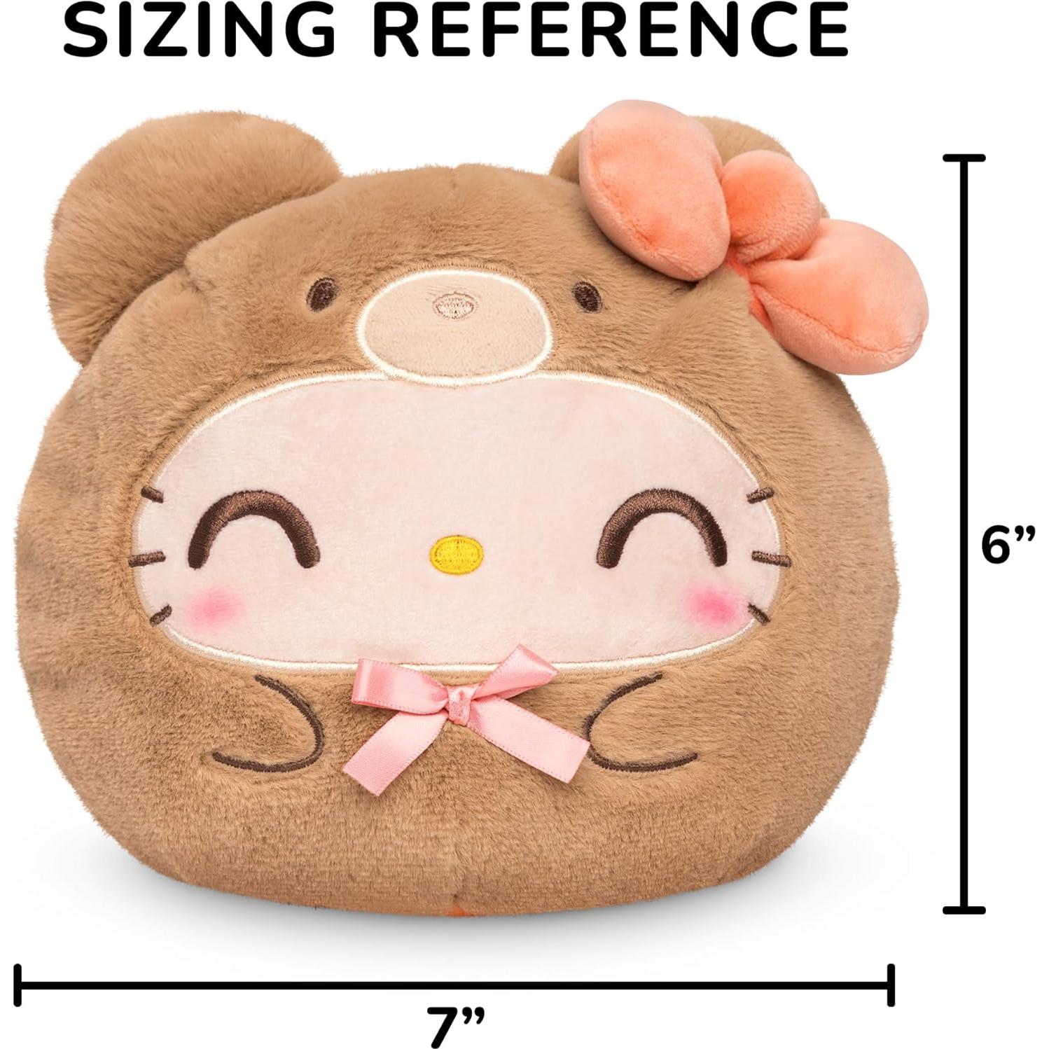 Peluche Reversible Hello Kitty TeeTurtle 15 cm Suave Kawaii