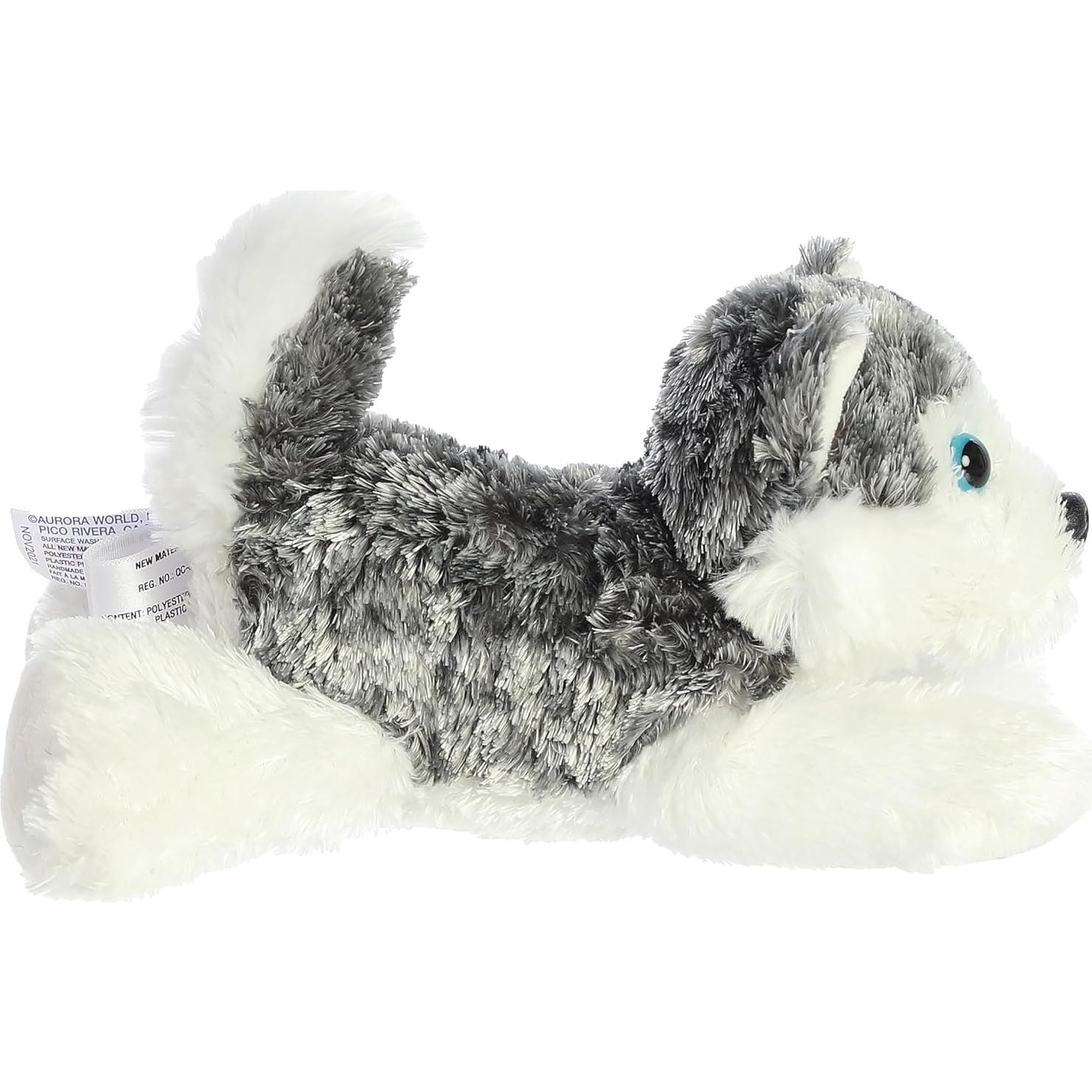 Peluche Husky Mini Flopsie Aurora Mush 20 cm Gris