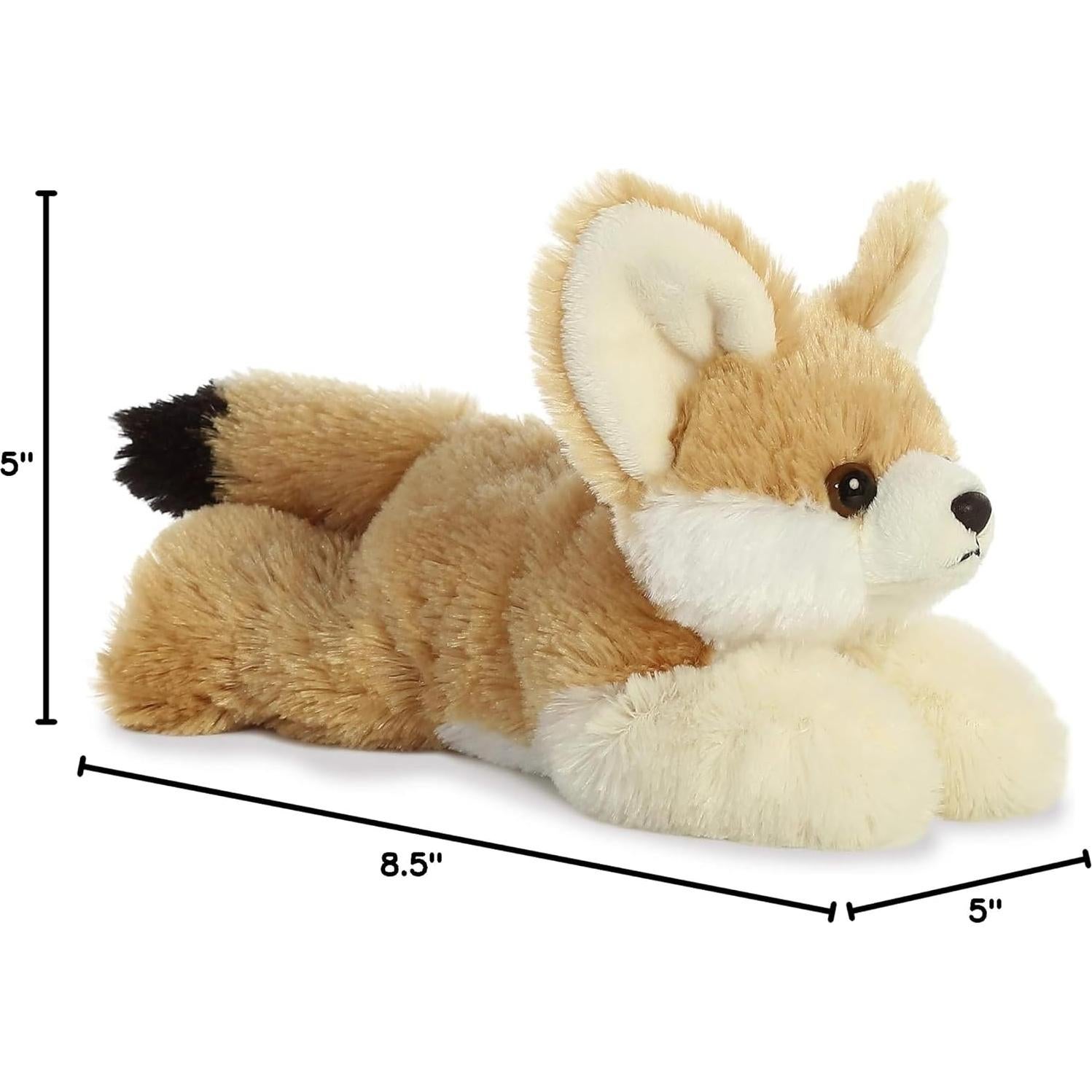 Peluche Zorro Fennec Mini Flopsie Aurora 21.5 cm Suave