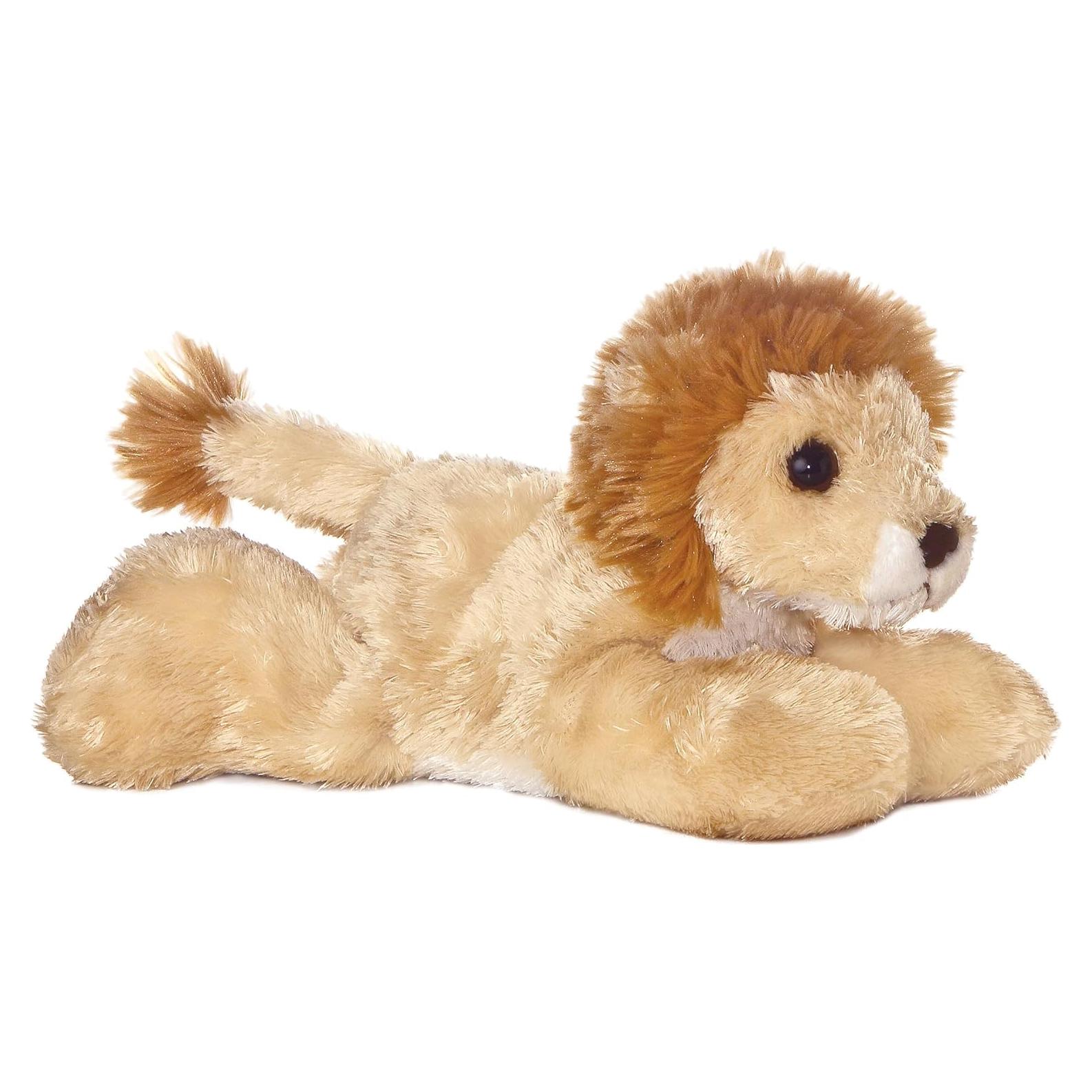 Peluche León Mini Flopsie Aurora 20 cm Suave y Adorable