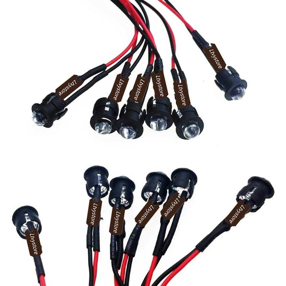 Kit 210 Pcs Diodos LED 3MM Pre Cableados 12V Ltvystore