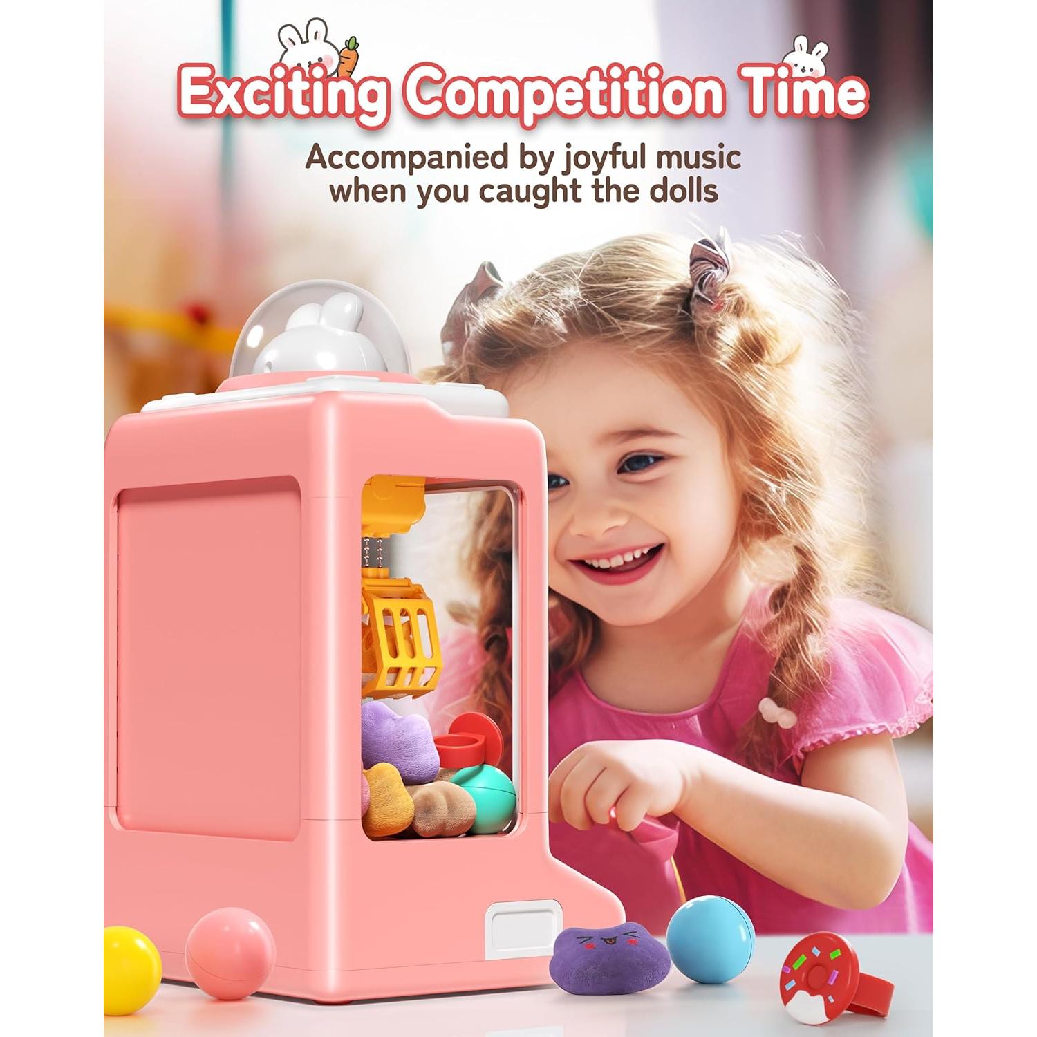 Mini Máquina de Garra Electrónica Jovow para Niños - 30 Juguetes