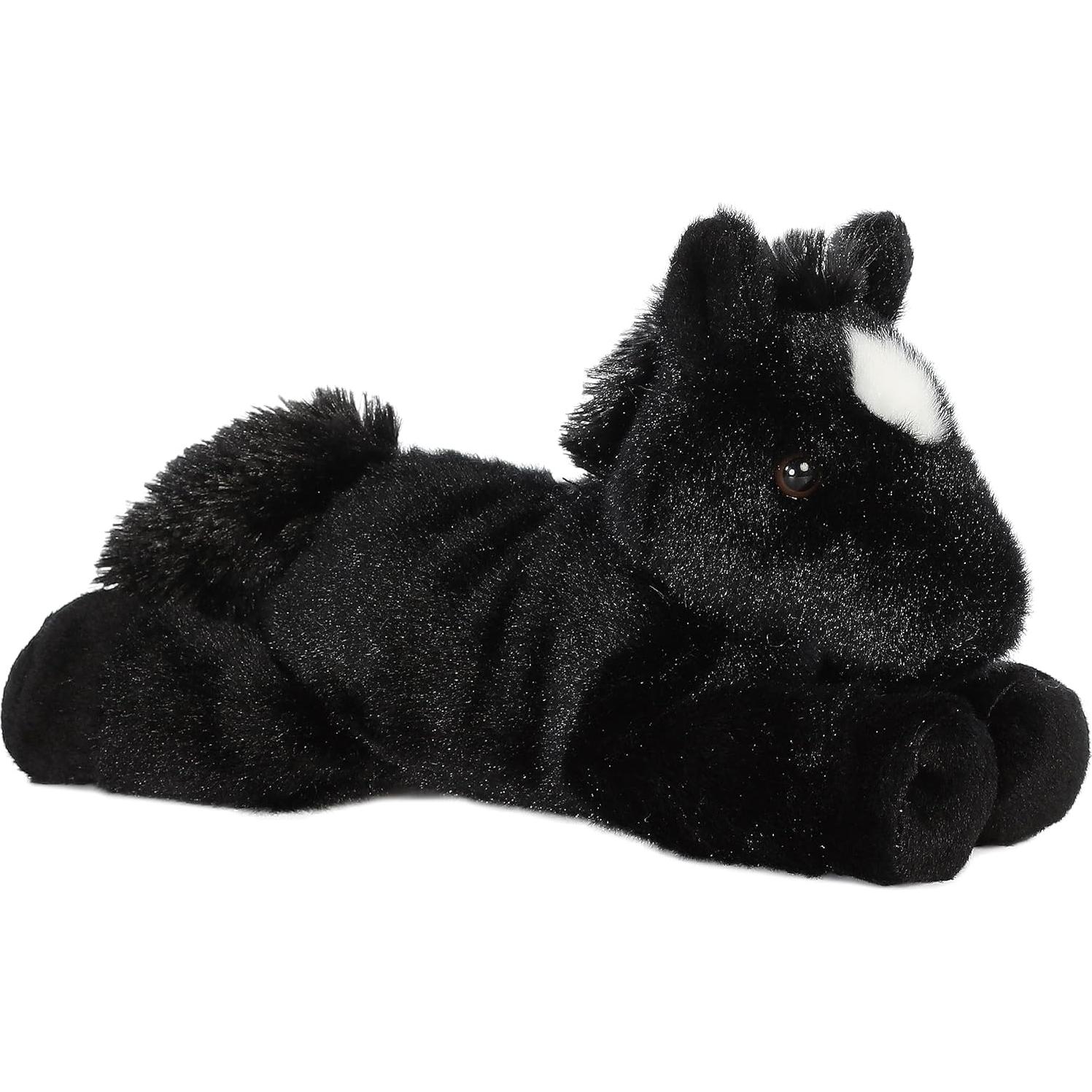 Aurora Mini Flopsie Beau Caballo de Peluche 20 cm Negro