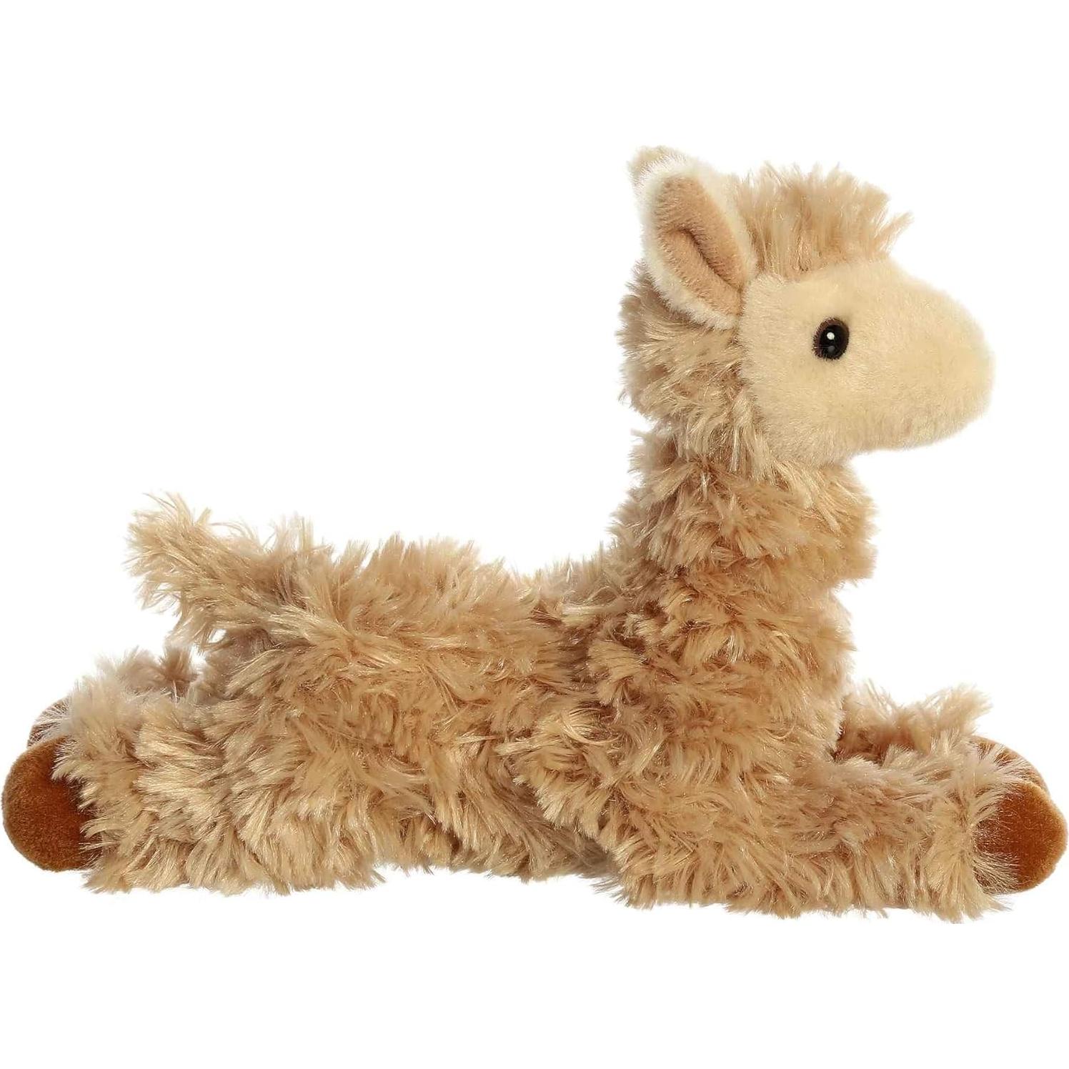Peluche Llama Louis Mini Flopsie Aurora 21.5 cm Marrón