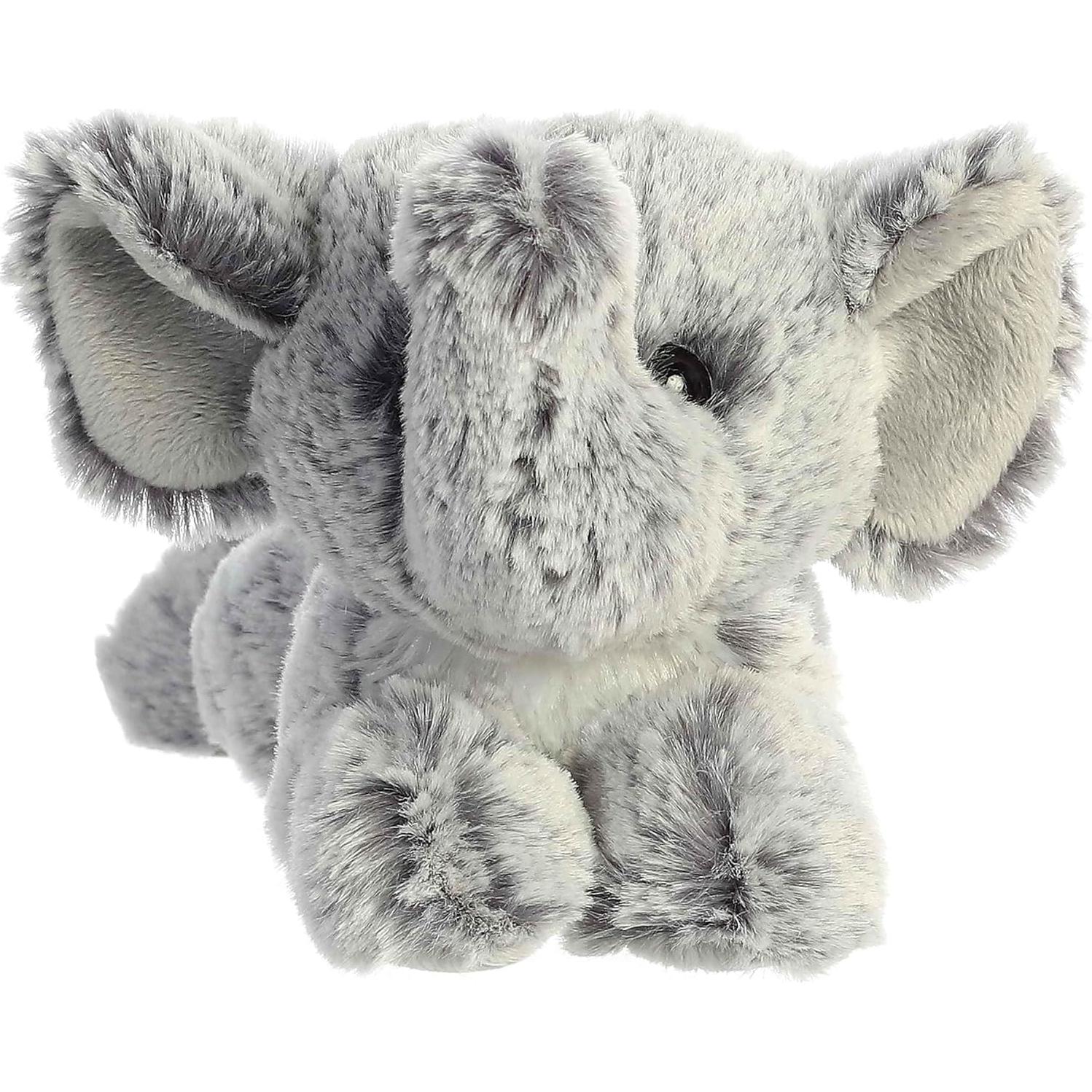 Peluche Elefante Leroy Mini Flopsie Aurora 20 cm Gris