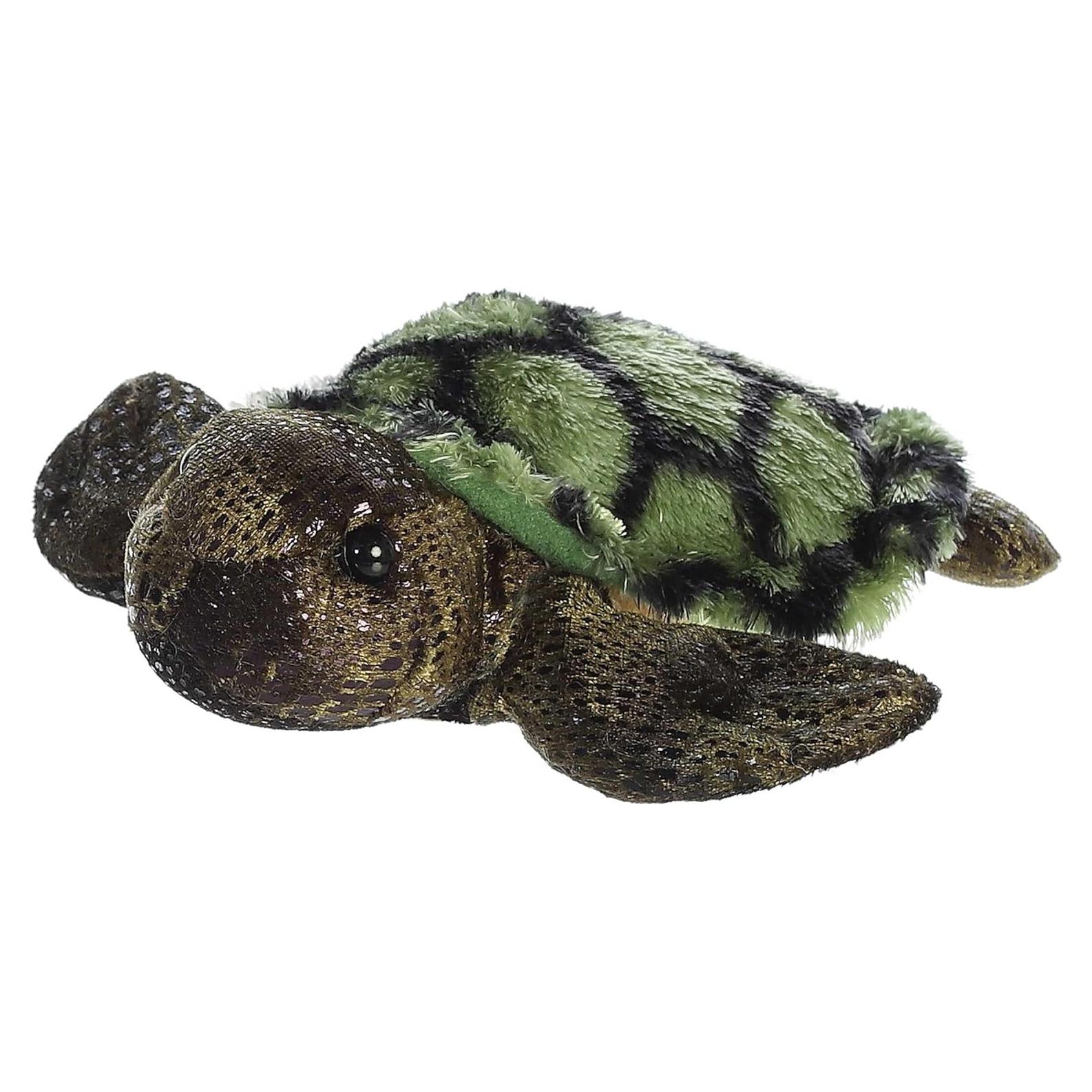 Peluche Tortuga Marina Aurora Mini Flopsie Verde 18 cm