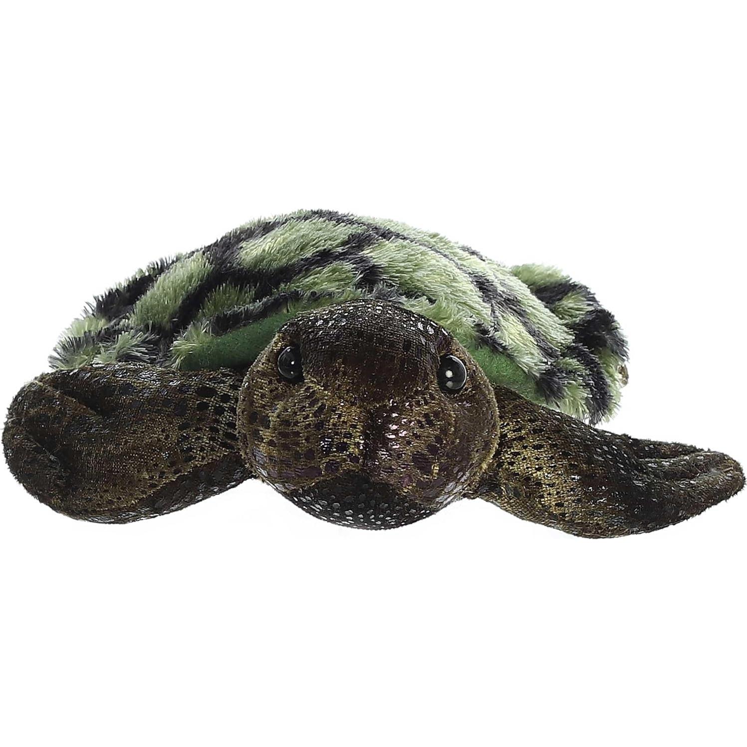Peluche Tortuga Marina Aurora Mini Flopsie Verde 18 cm