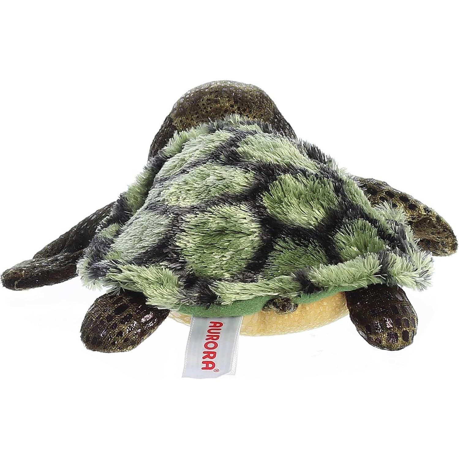 Peluche Tortuga Marina Aurora Mini Flopsie Verde 18 cm
