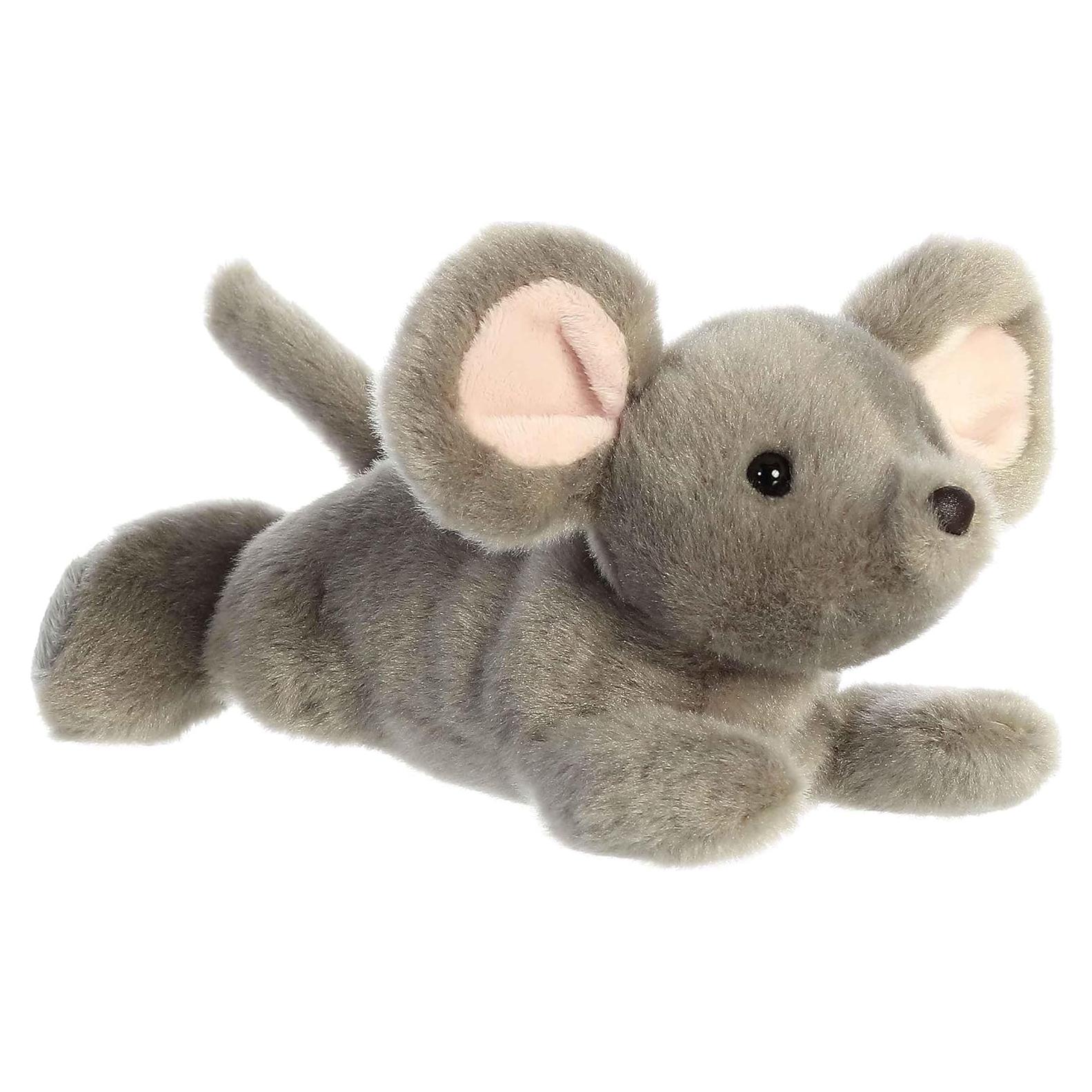Peluche Aurora Mini Flopsie Missy Mouse Gris 20 cm