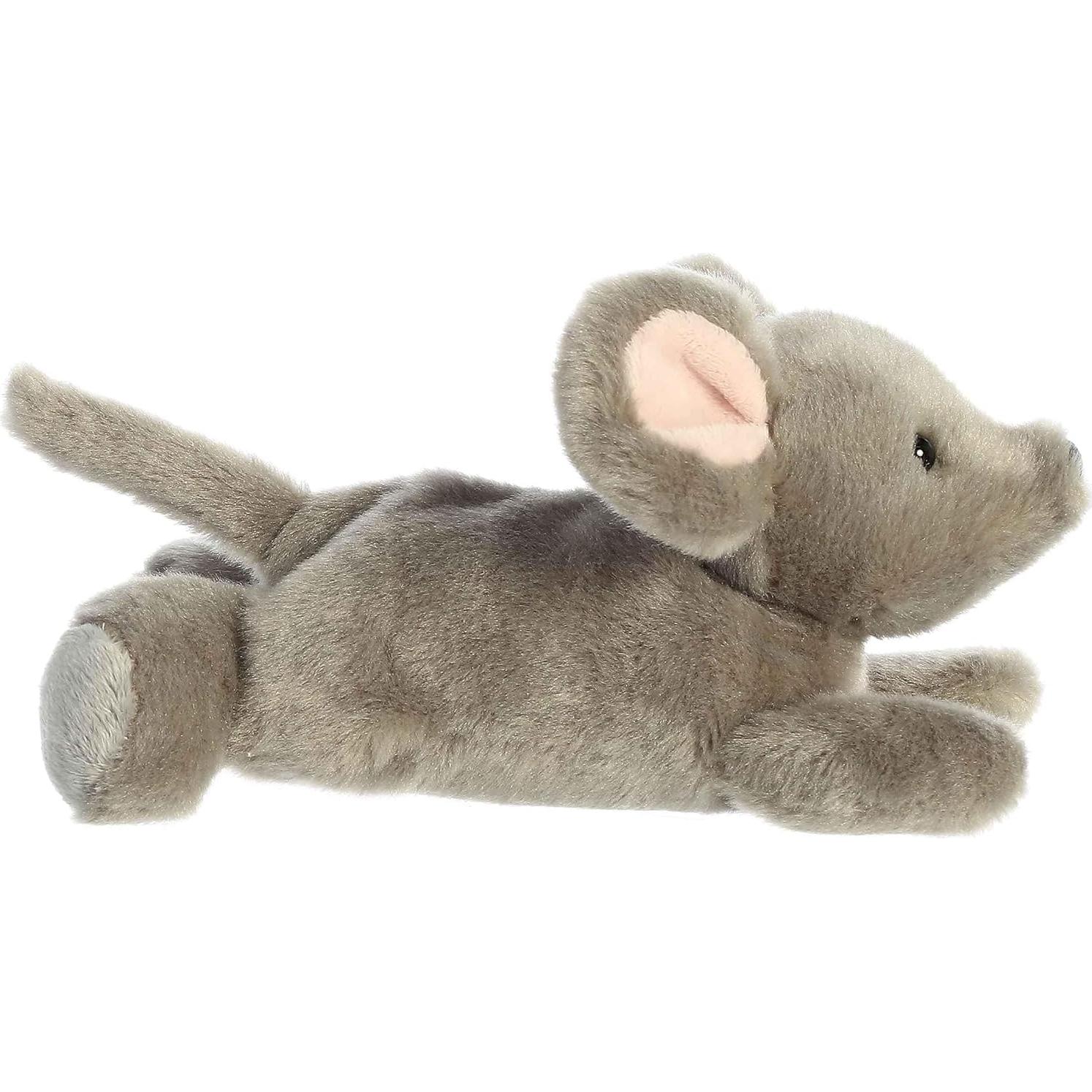 Peluche Aurora Mini Flopsie Missy Mouse Gris 20 cm