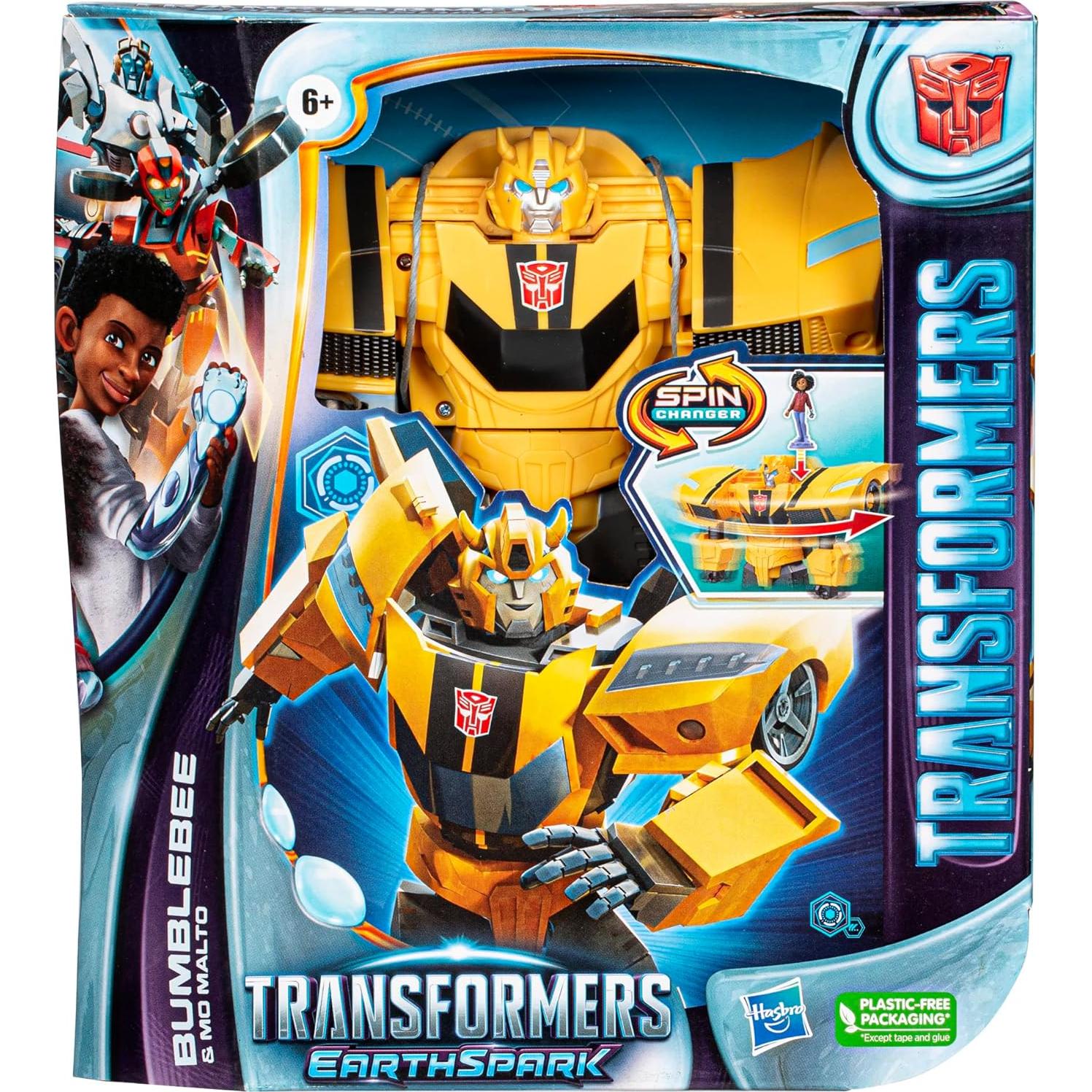 Transformers Juguete Bumblebee 20 cm con Mo Malto 5 cm Hasbro
