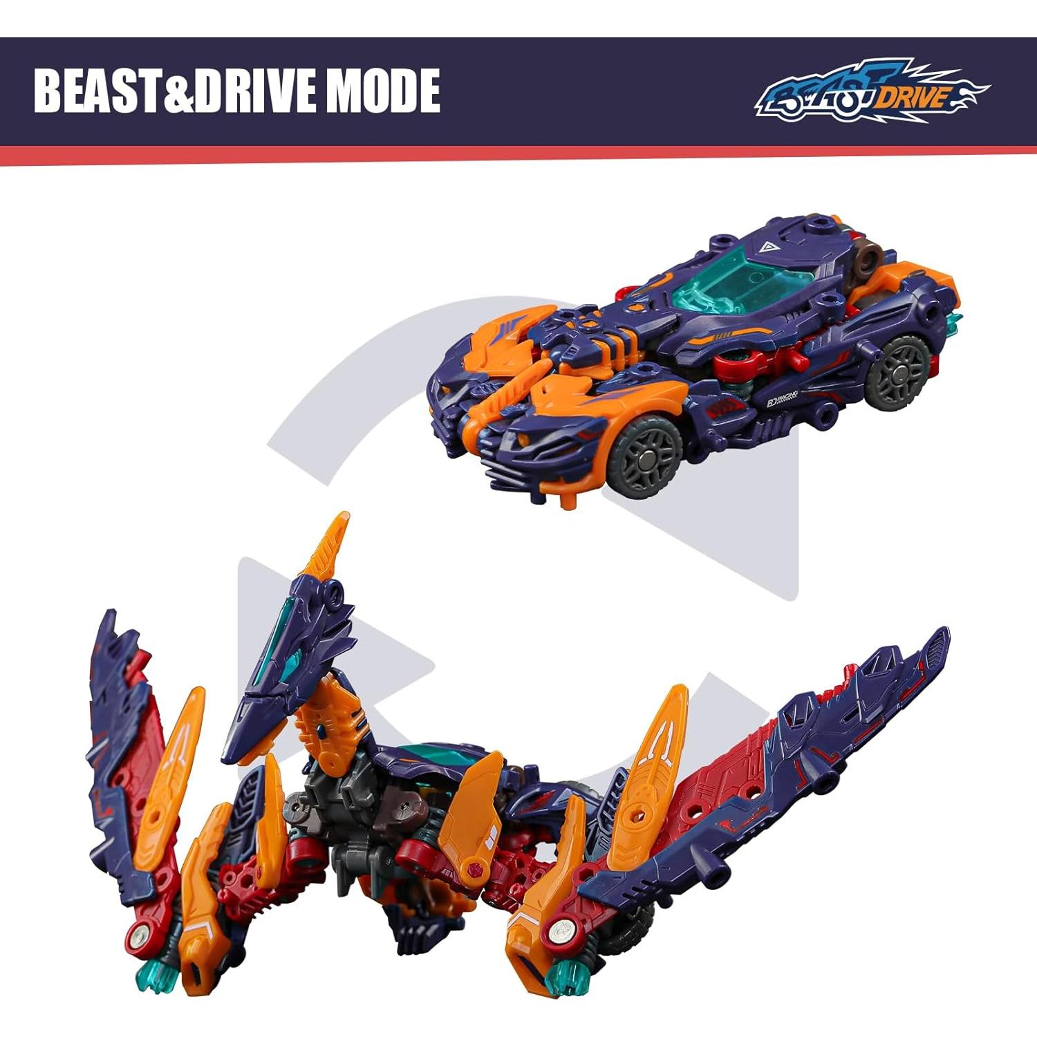 Juguete Transformable 52TOYS BEASTDRIVE BD-10 Pterano 28cm