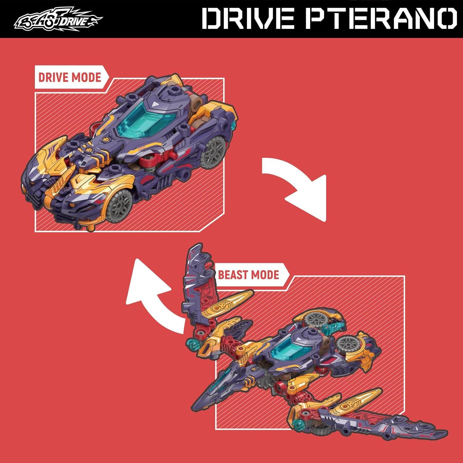 Juguete Transformable 52TOYS BEASTDRIVE BD-10 Pterano 28cm