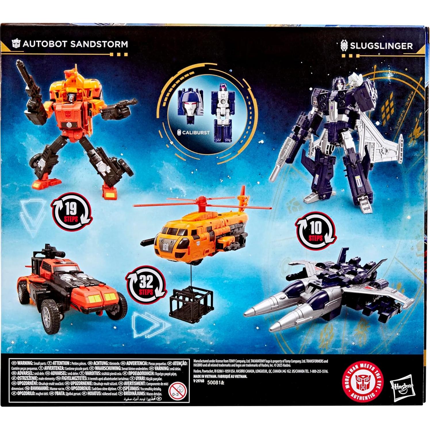 Transformers Wreck 'n Doom 2-Pack: Sandstorm y Slugslinger