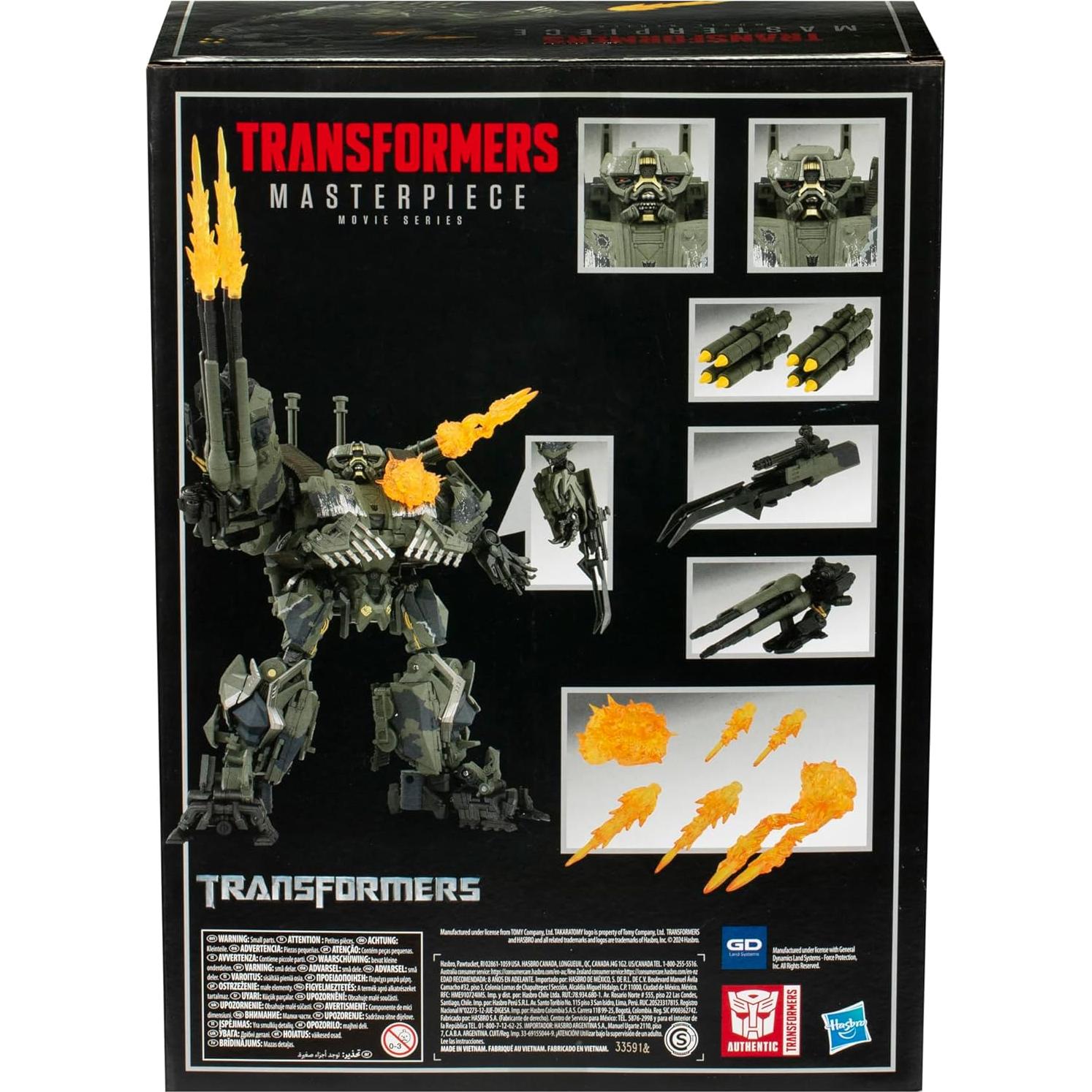 Figura Decepticon Brawl 26 cm Masterpiece Transformers Hasbro
