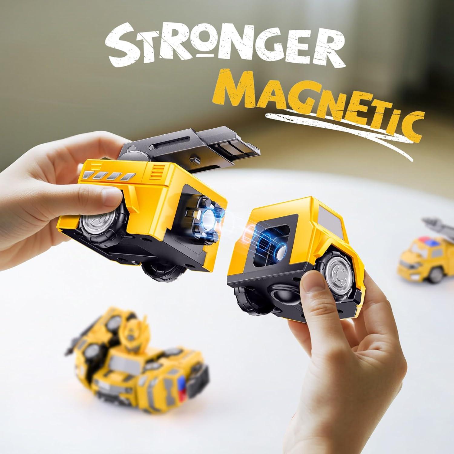 Juguete de Construcción Magnético 5 en 1 NewBandMo - Camiones