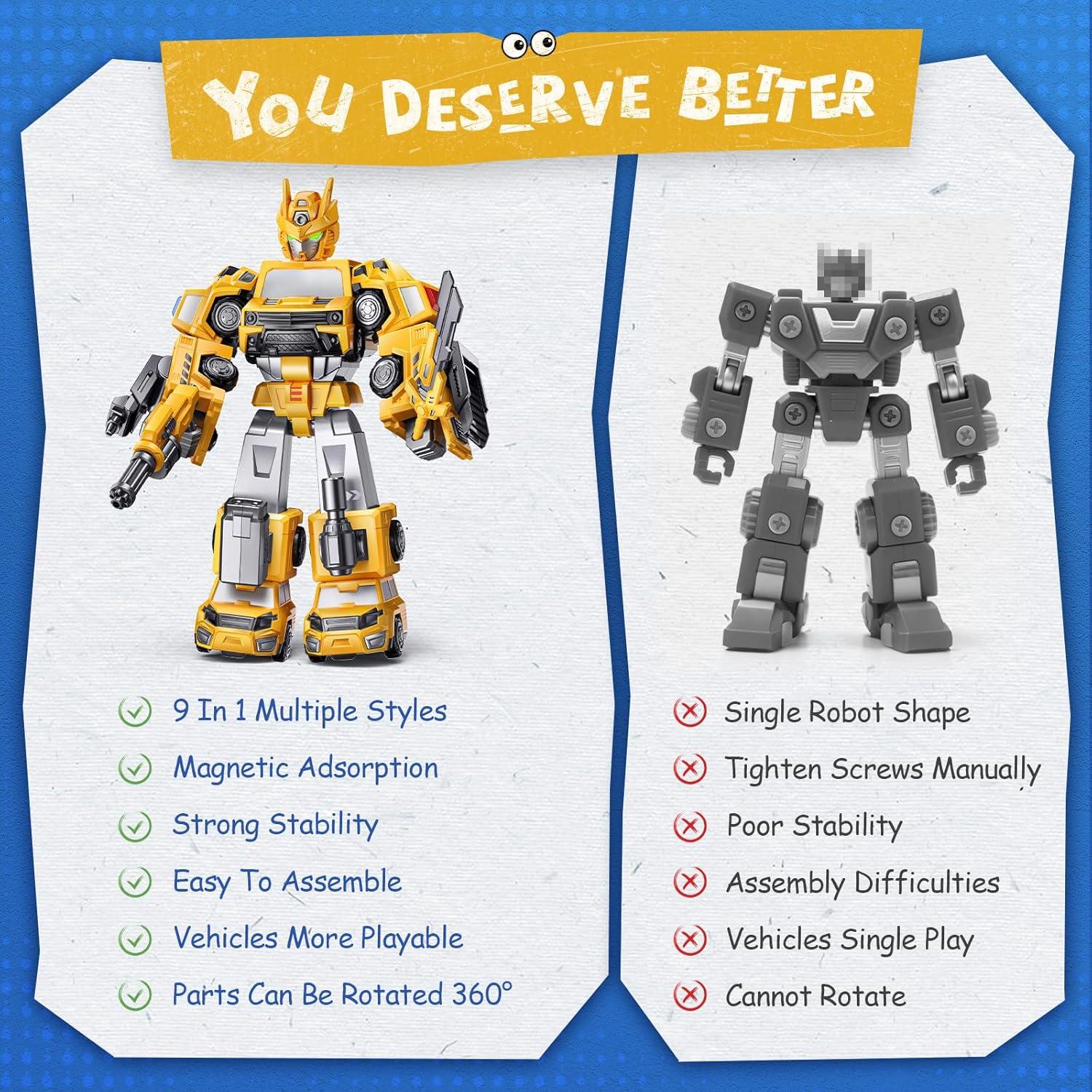 Juguete de Construcción Magnético 5 en 1 NewBandMo - Camiones