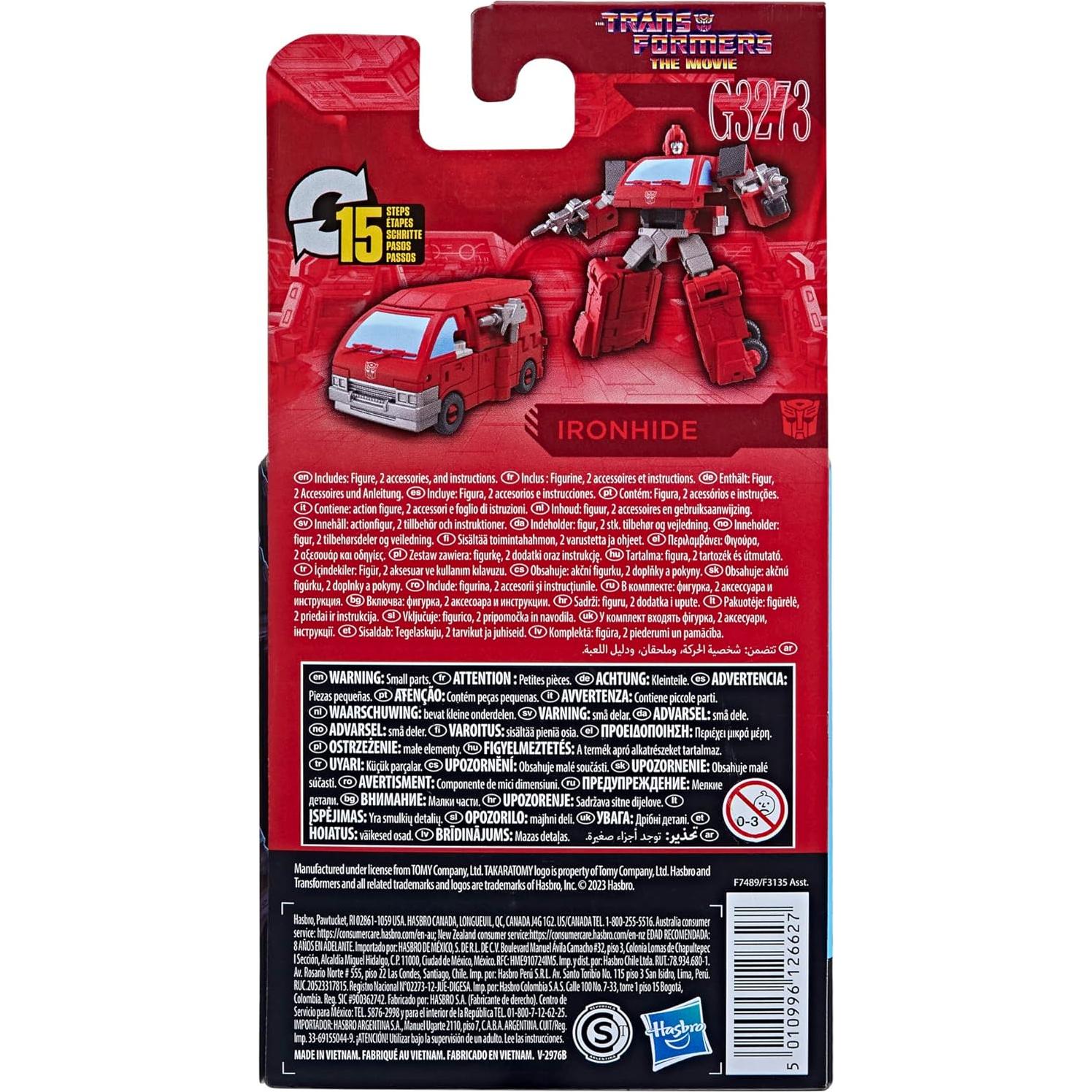 Figura de Acción Transformers Ironhide 8.9 cm Hasbro