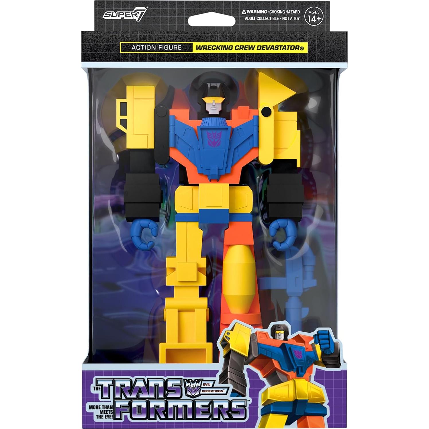 Figura de Acción Transformers Super7 Devastador 15.24 cm