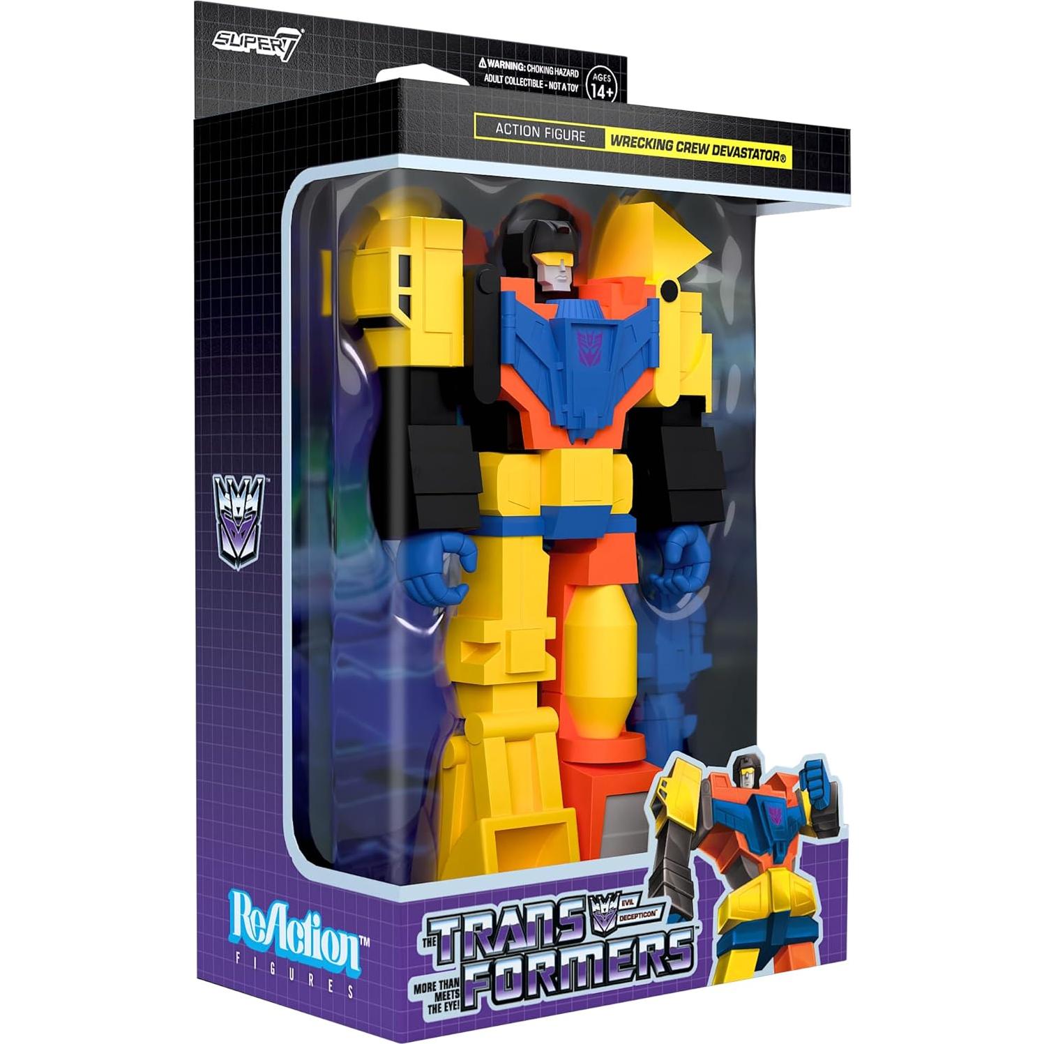 Figura de Acción Transformers Super7 Devastador 15.24 cm