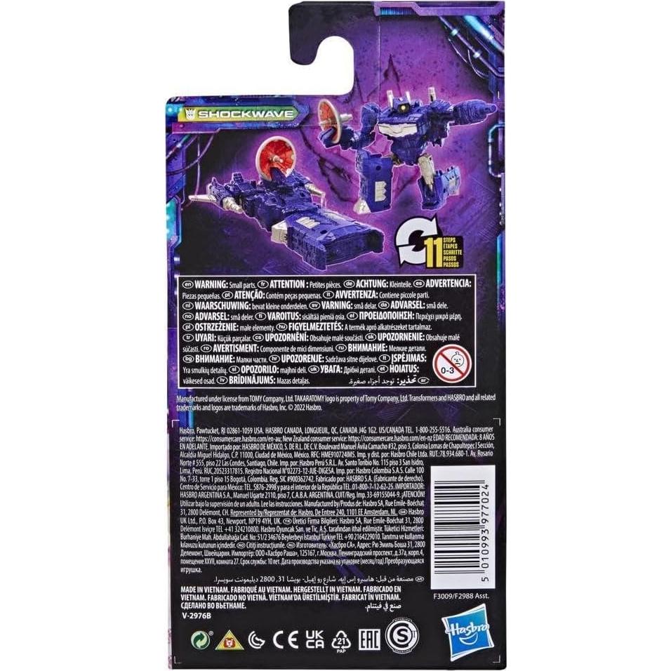 Figura de Acción Shockwave Transformers Legacy 8.9 cm
