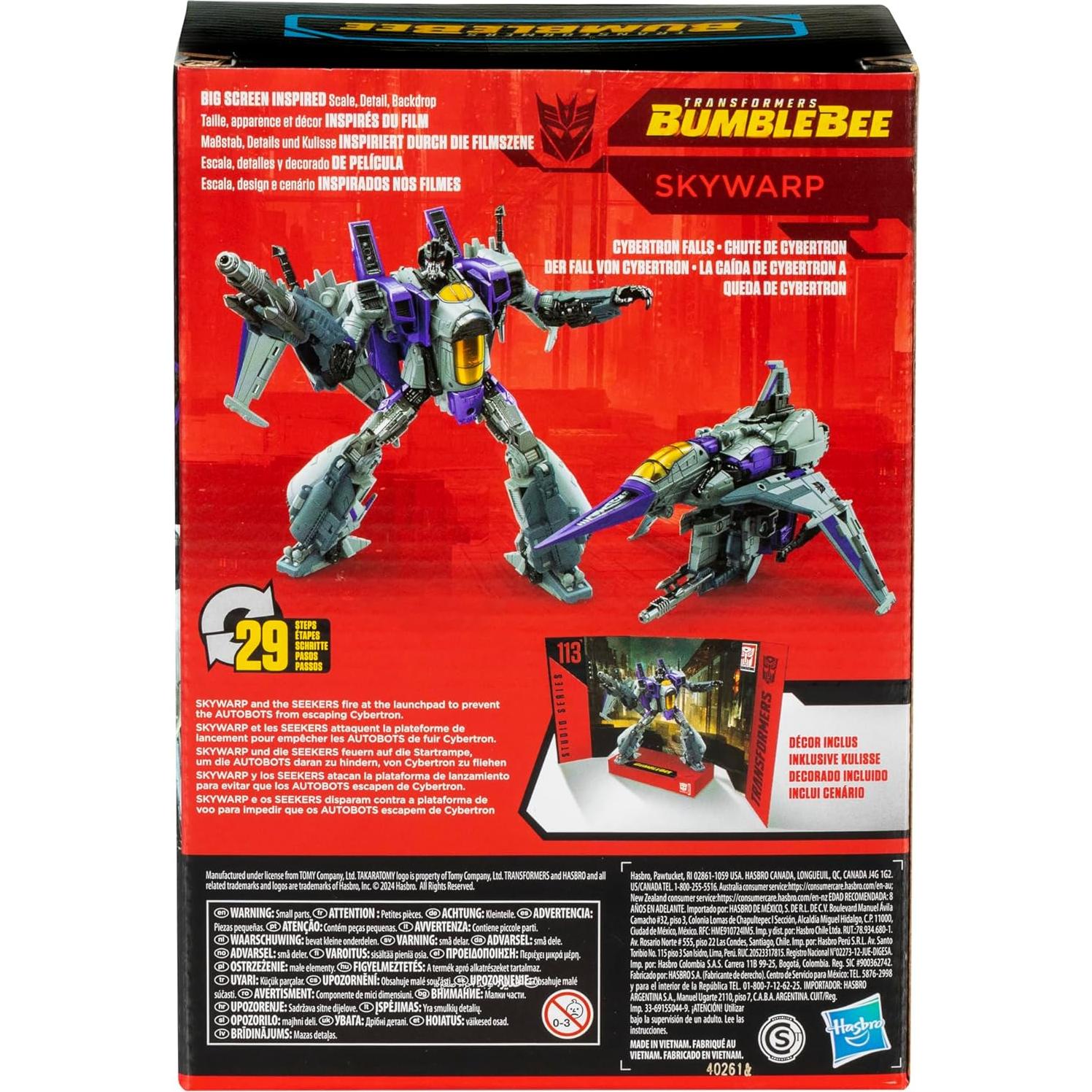 Transformers Juguete Clase Voyager Skywarp 16.5 cm Hasbro