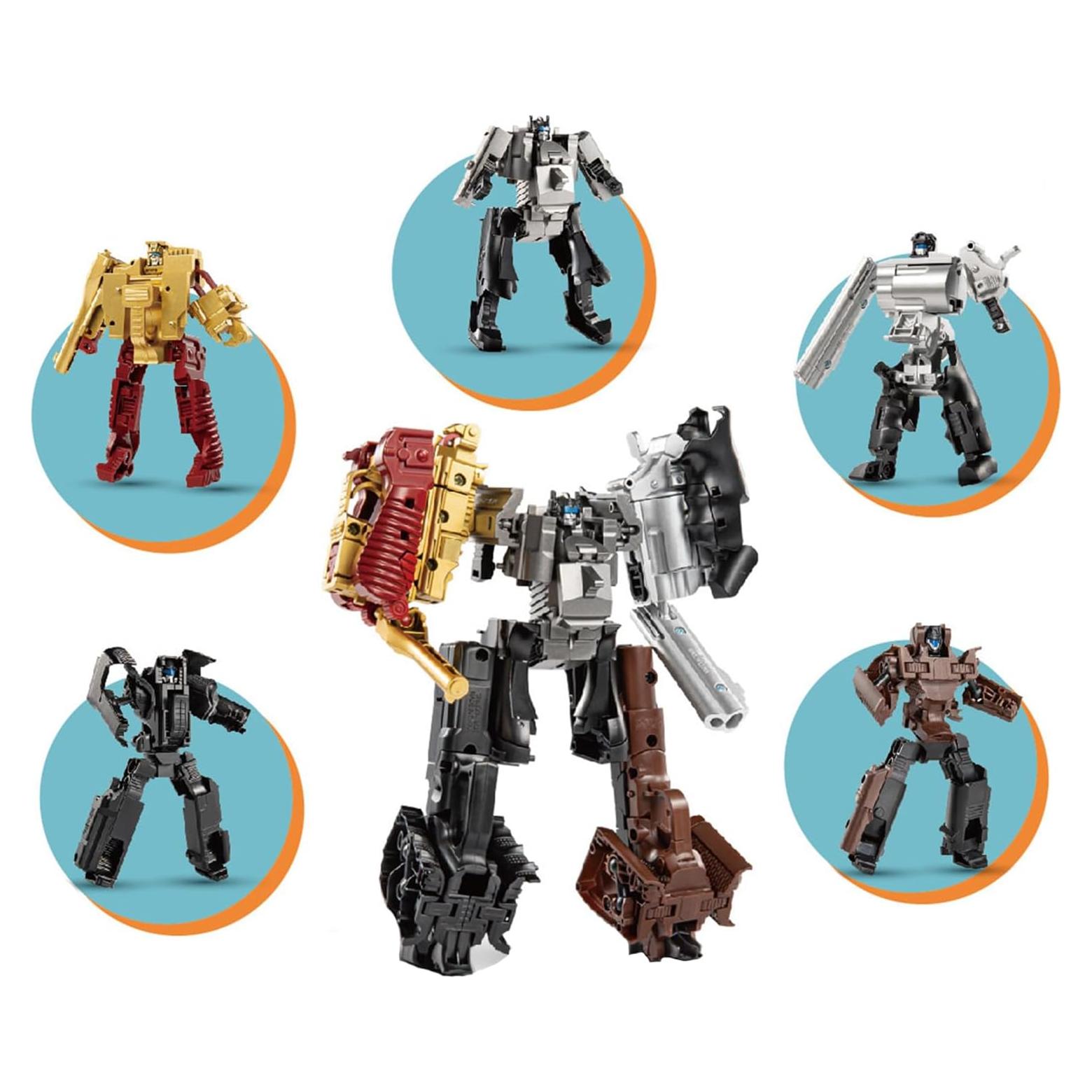 Juguete Transformador 5-en-1 Yeibobo para Niños 4-12 Años