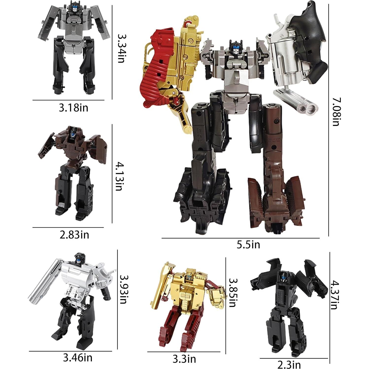 Juguete Transformador 5-en-1 Yeibobo para Niños 4-12 Años